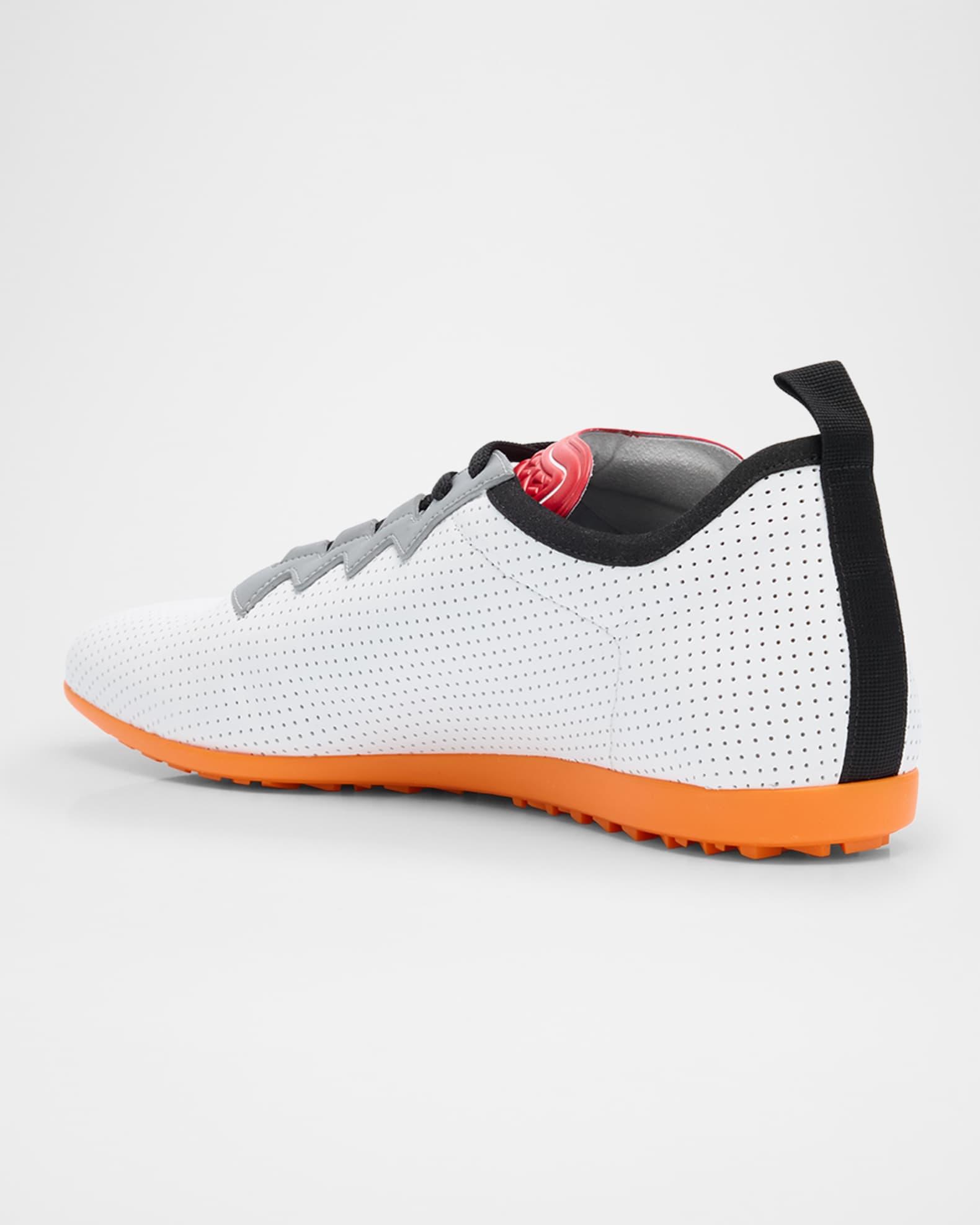 Men's Chromathon Perforated Leather Runner Sneakers Product Image
