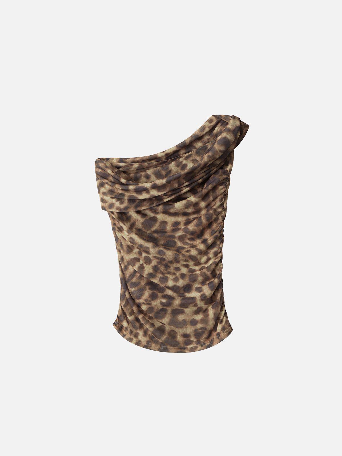 Aelfric Eden Off-The-Shoulder Leopard Graphic Cami Top Female Product Image