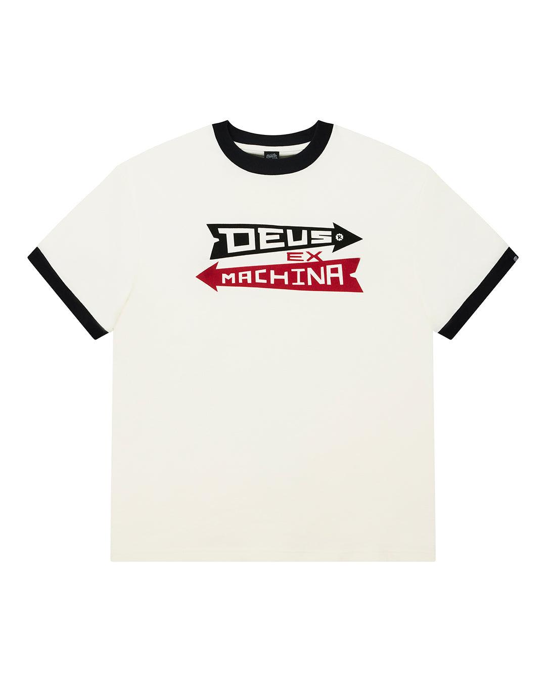 Arrows Ringer Tee - Pristine White Product Image