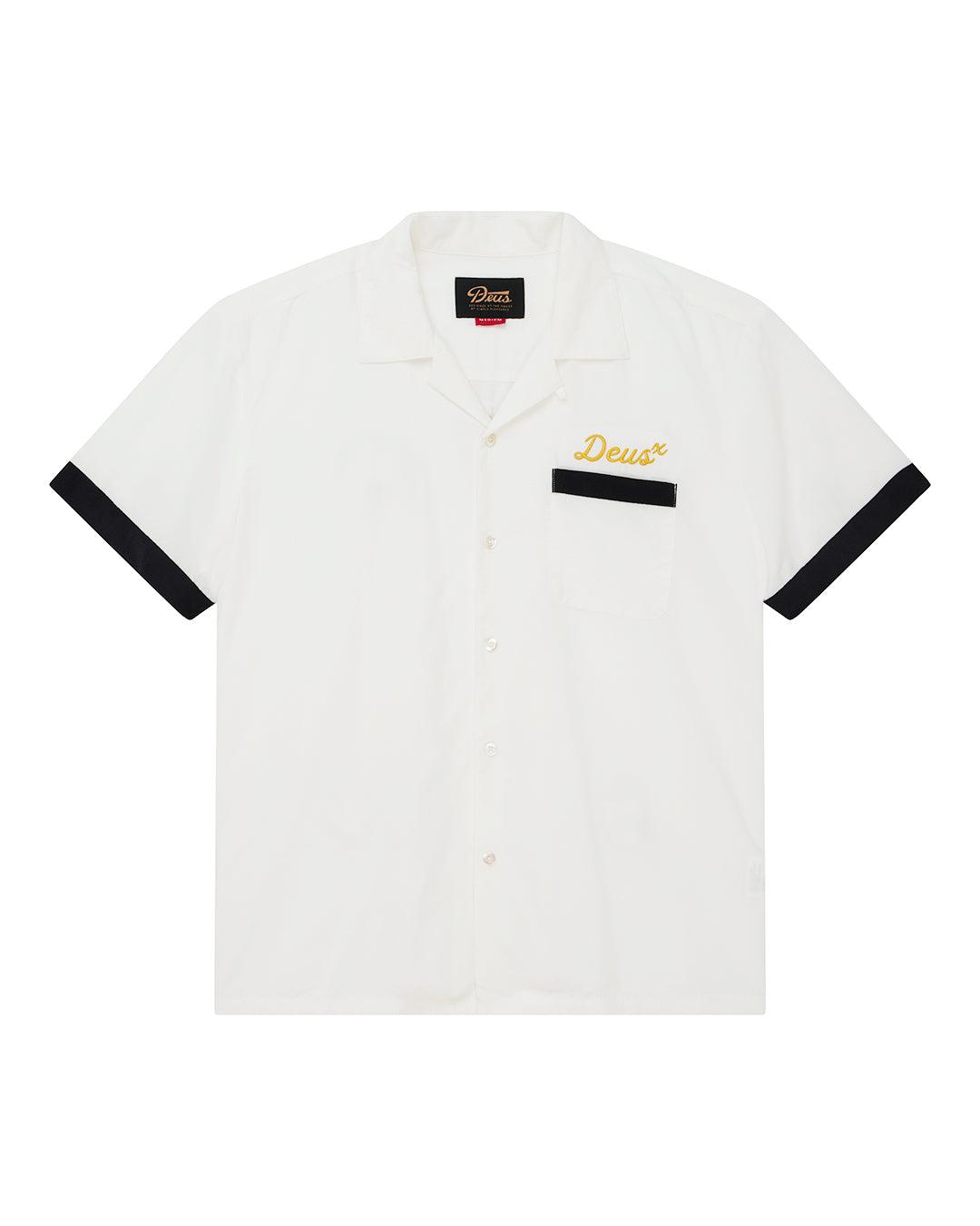Hisssterical Bowling Shirt - Vintage White Product Image