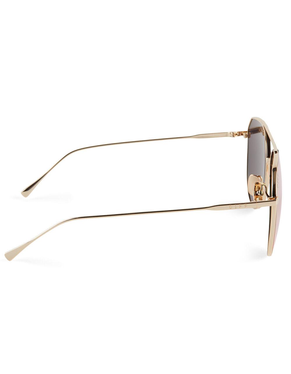 DIFF EYEWEAR Dash Sunglasses - ROSE GOLD Product Image