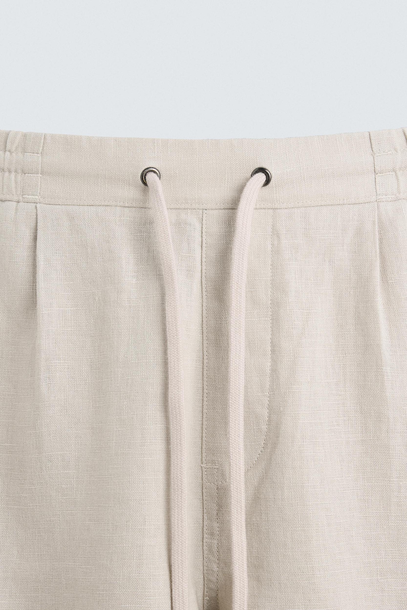 100% LINEN SHORTS Product Image