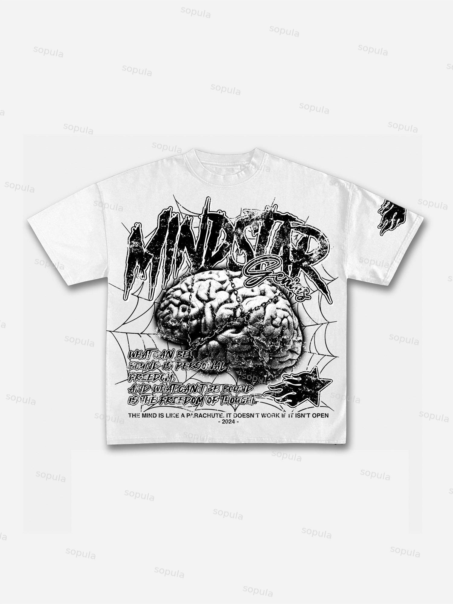Men's MindStar the Shackles of Thought Graphic Cotton T-Shirt Product Image