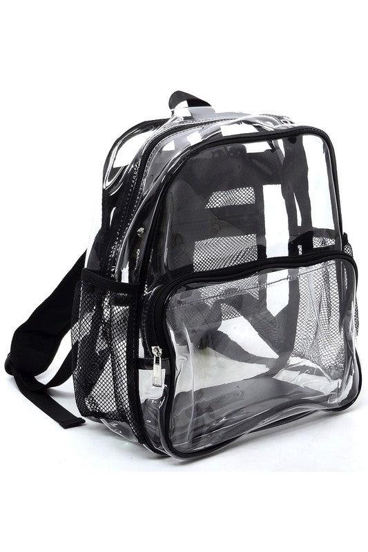 See Thru Clear Bag Backpack School Bag Product Image