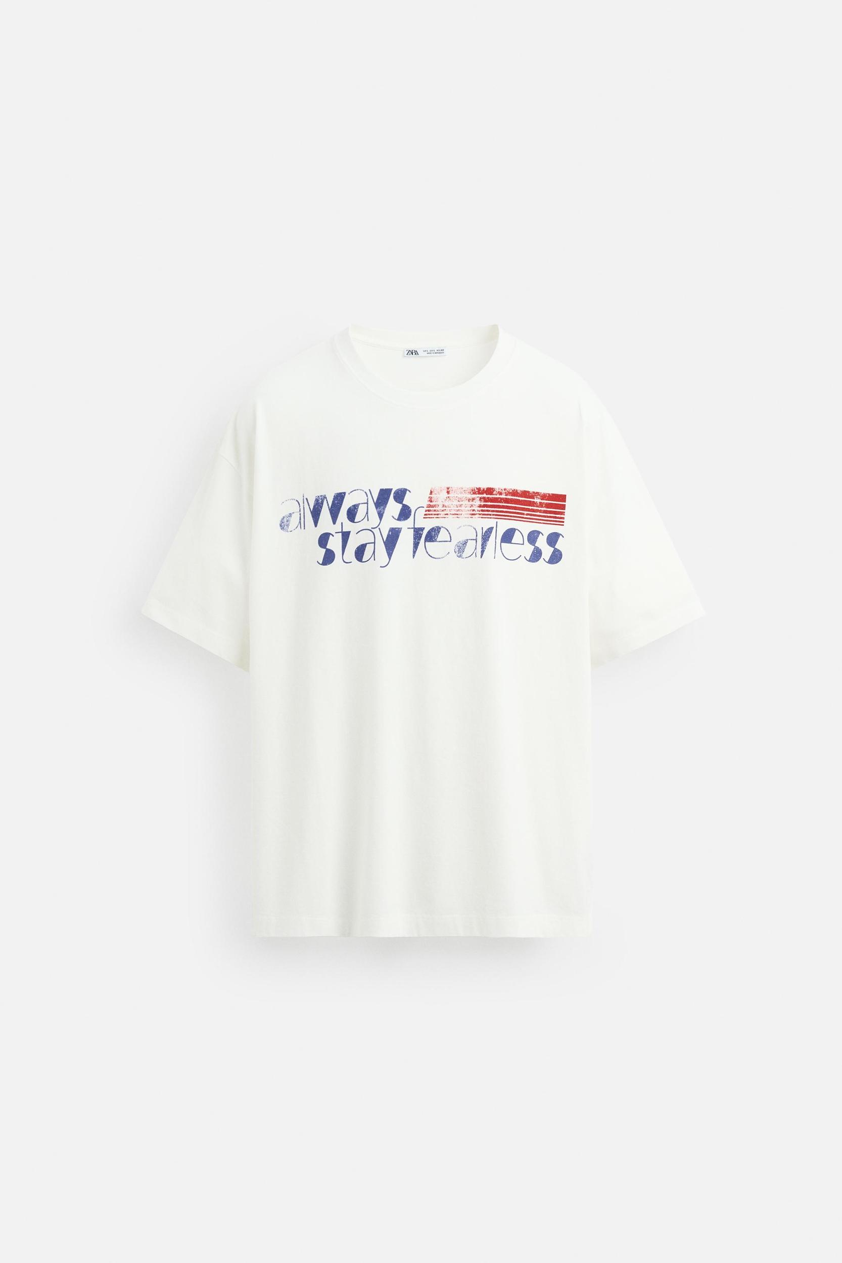 TEXT PRINT T-SHIRT Product Image