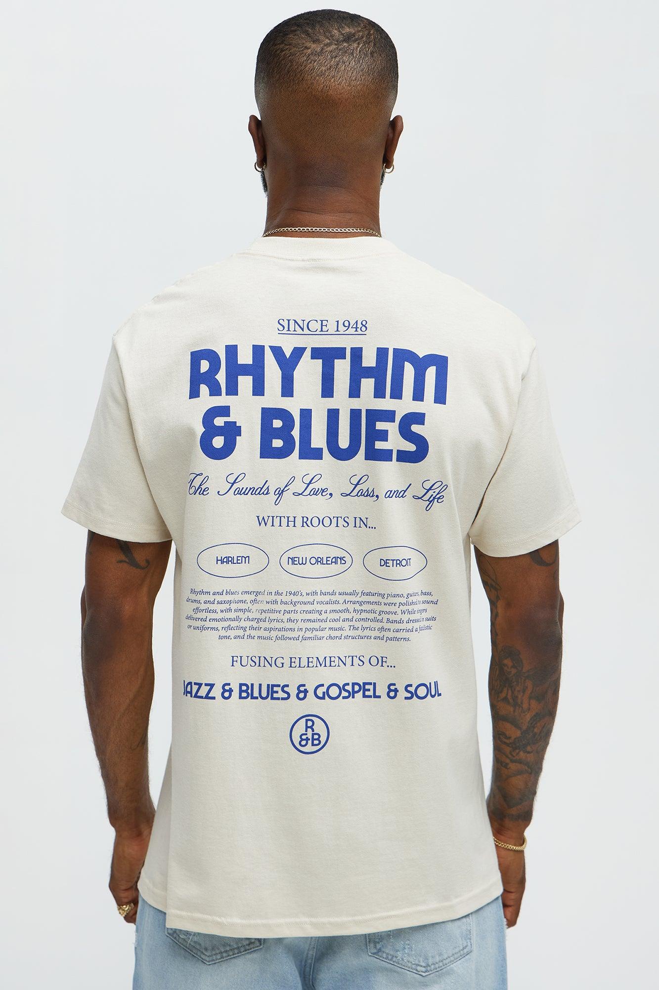 Rhythm & Blues Short Sleeve Tee - Cream Male Product Image