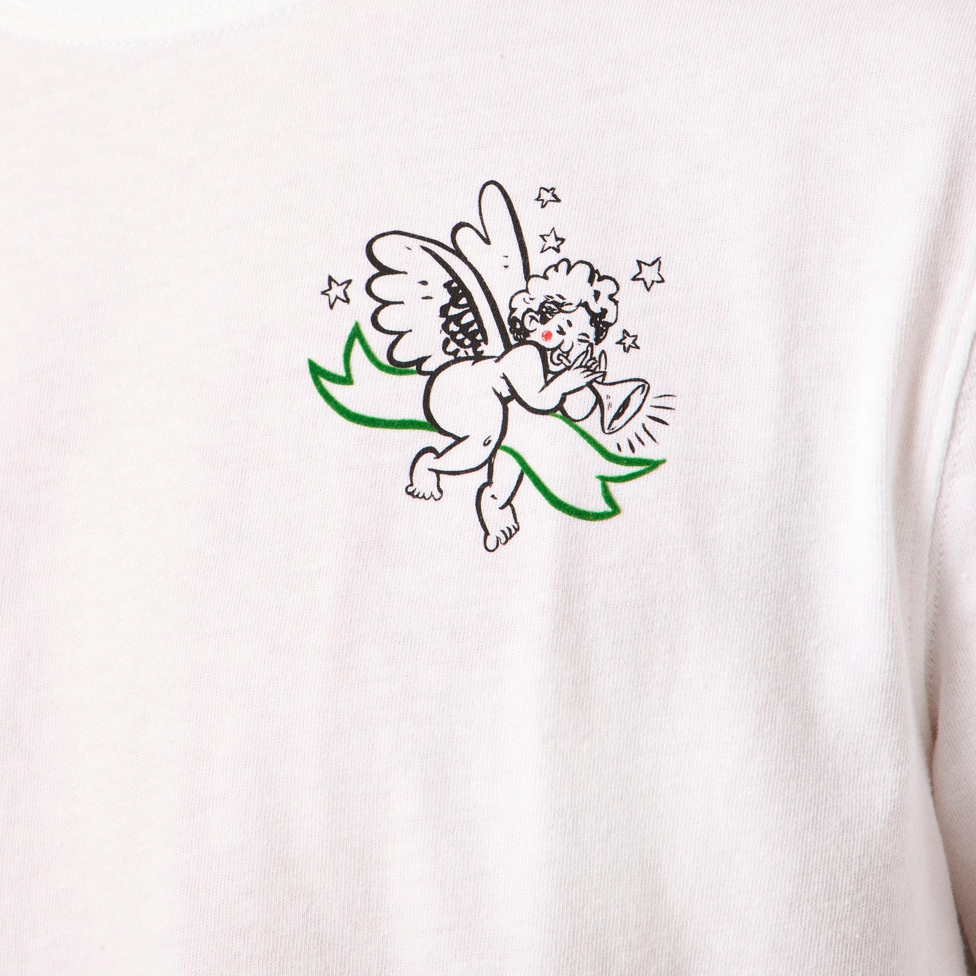 Vintage-wash cotton graphic T-shirt Product Image