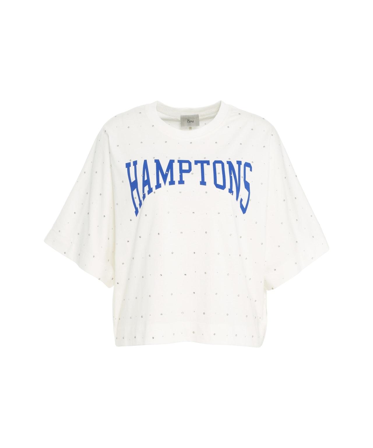 T-shirt with rhinestones 'Bowery' Product Image