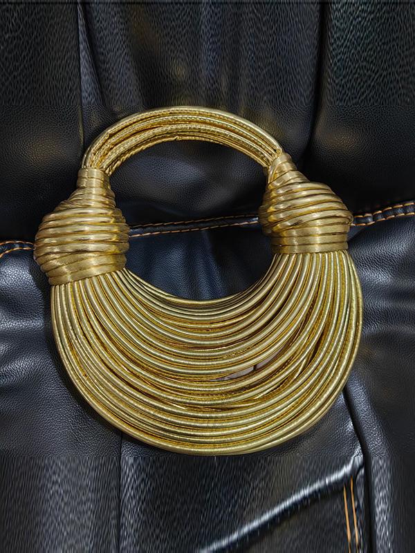 Geometric Zipper Handbags Product Image