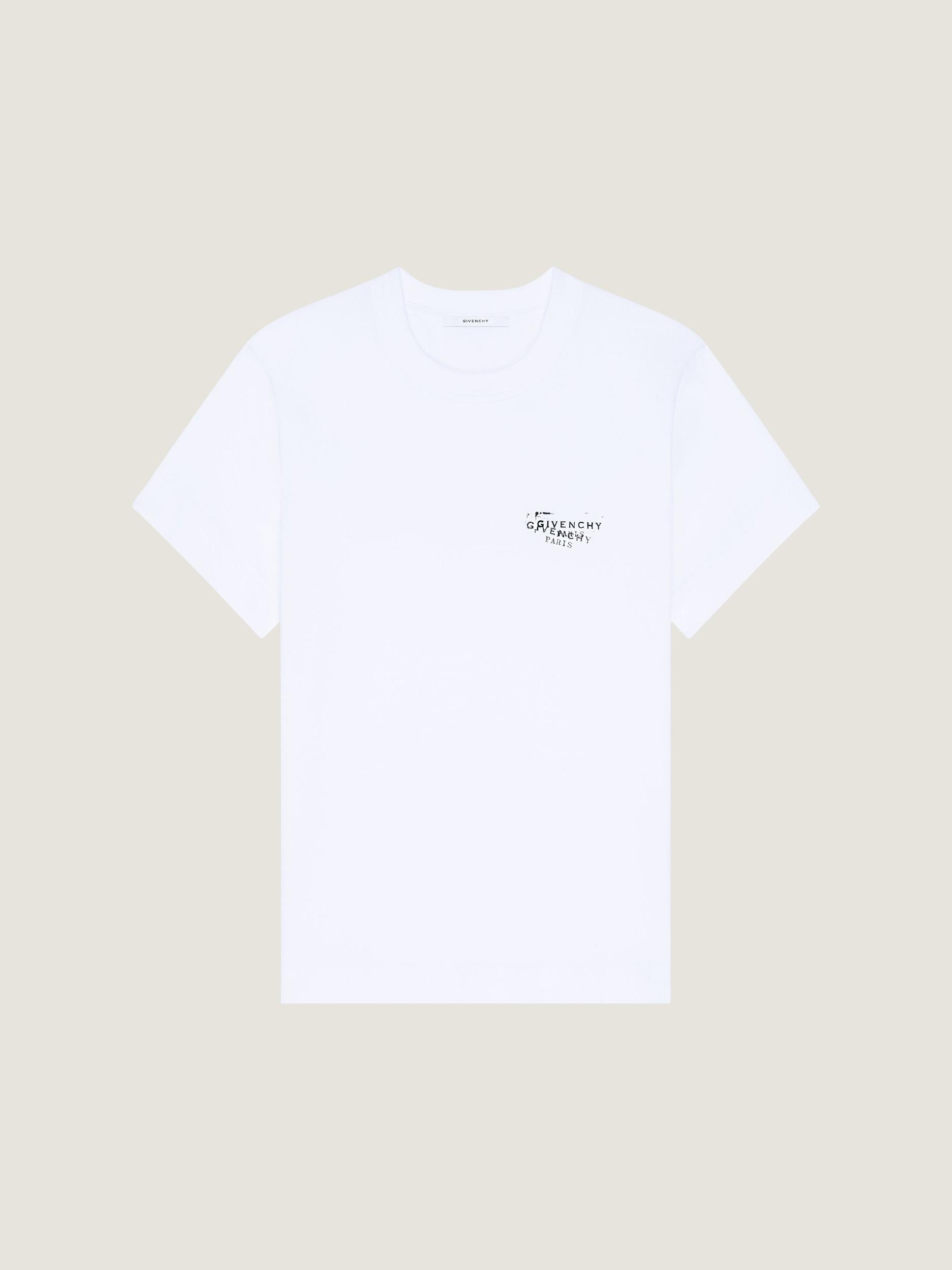 T-shirt in cotton with Givenchy Stamp print Product Image