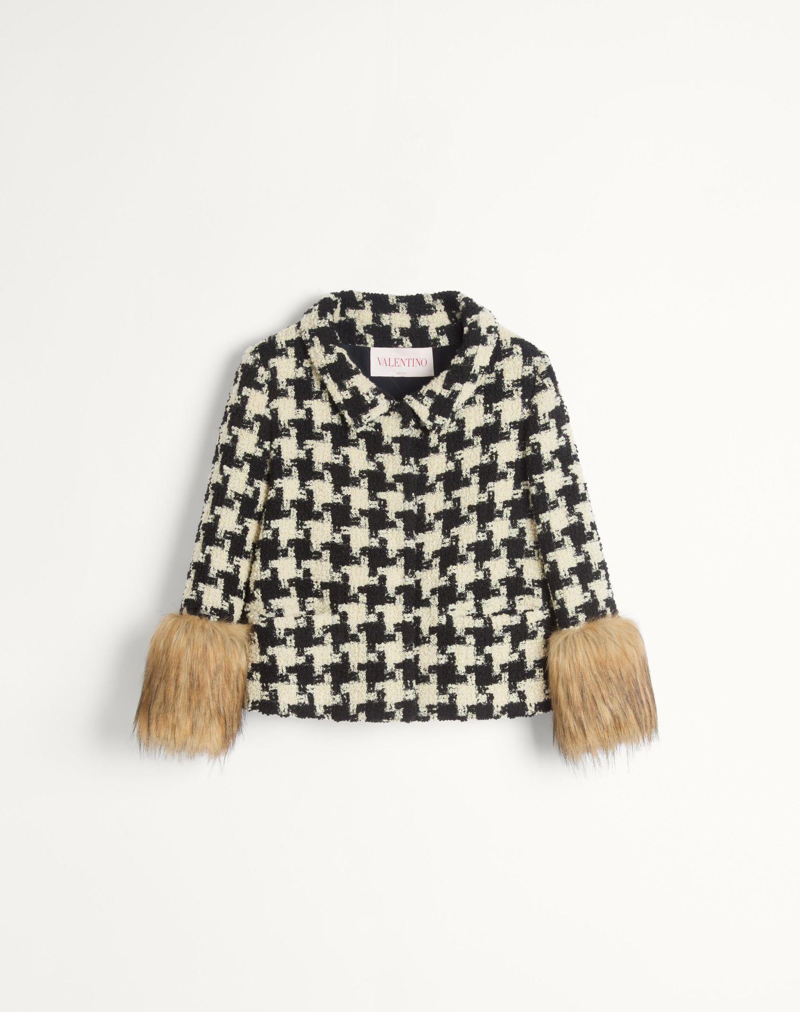 Macro Pied De Poule Tweed Jacket  Product Image
