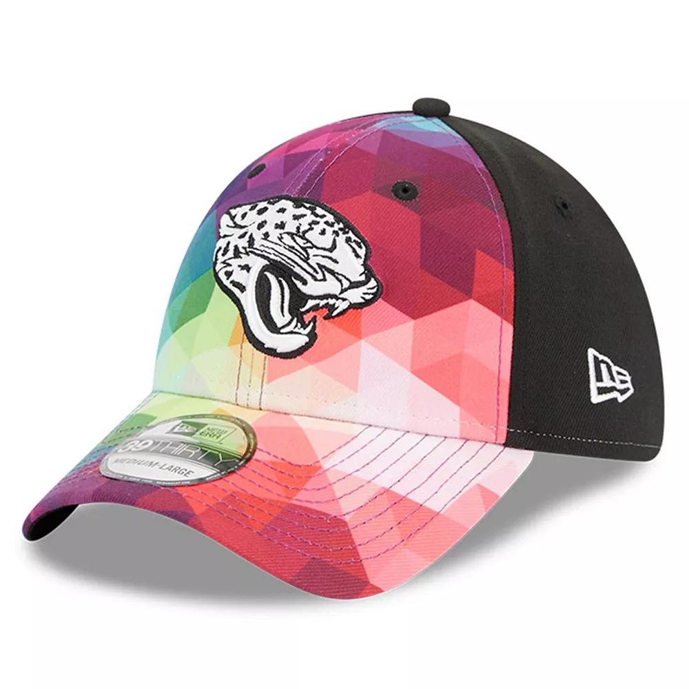Men's New Era Pink Jacksonville Jaguars 2023 NFL Crucial Catch 39THIRTY Flex Hat,  Product Image
