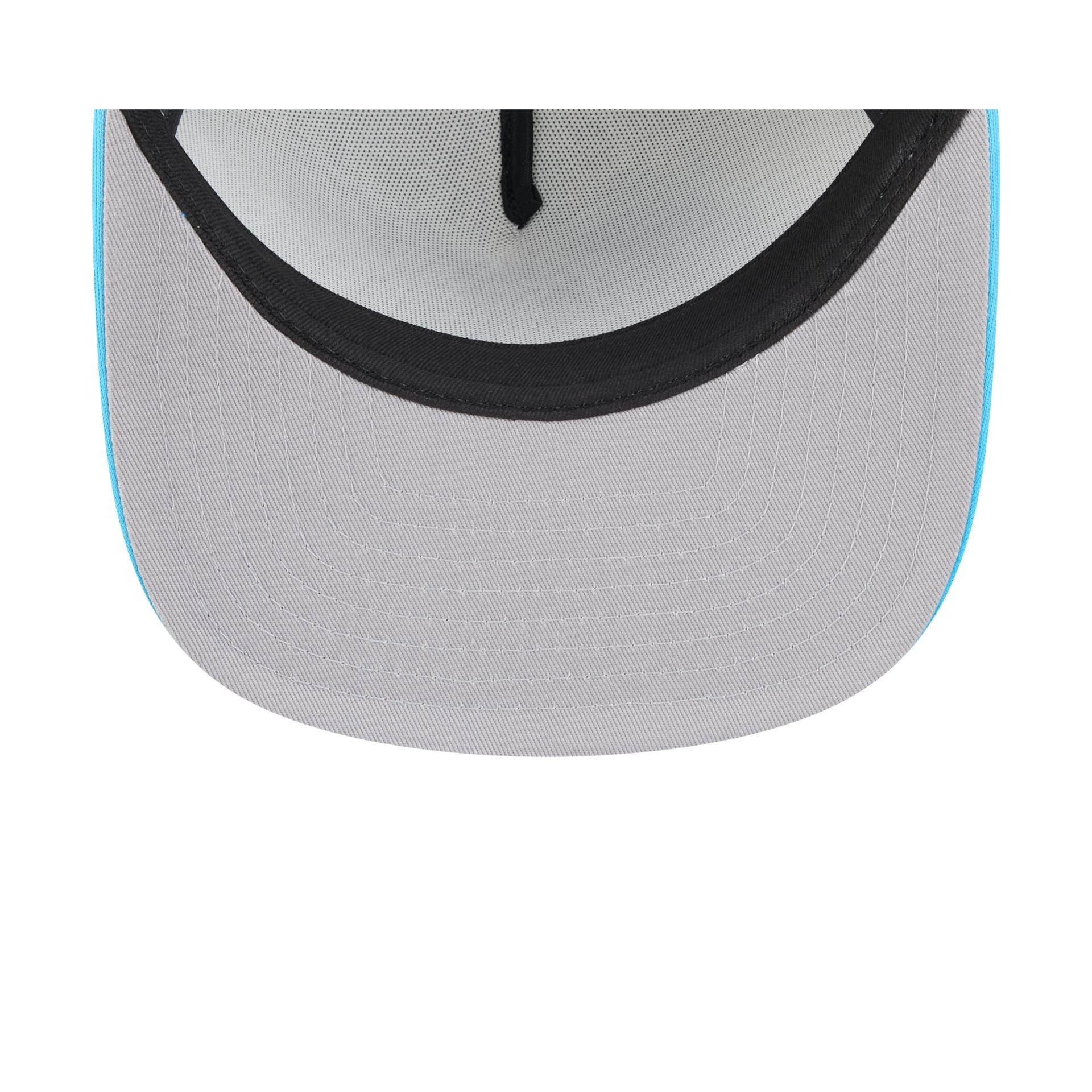 Miami Marlins Retro Script 9FIFTY A-Frame Trucker Hat Male Product Image