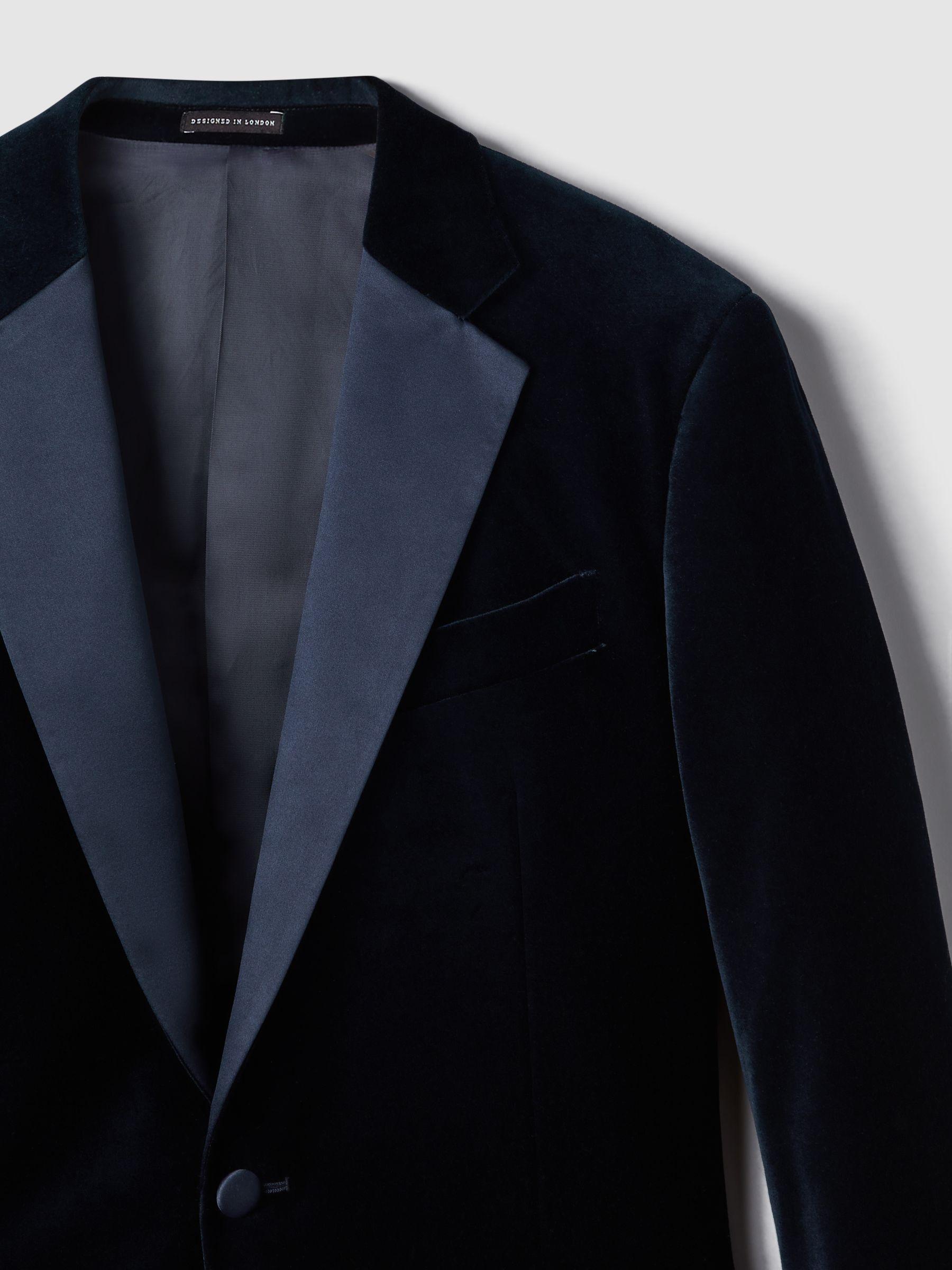 Single-Breasted Linen Suit Blazer Slim Fit in Rose Pink Product Image