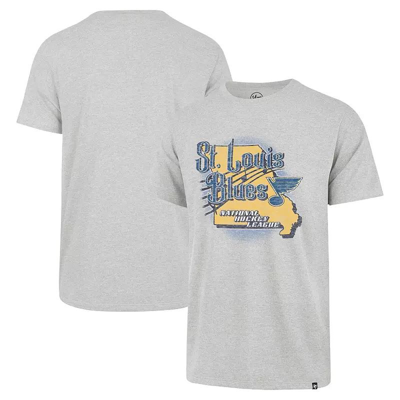 Men's '47 Gray St. Louis Blues Regional Localized Franklin T-Shirt,  Product Image