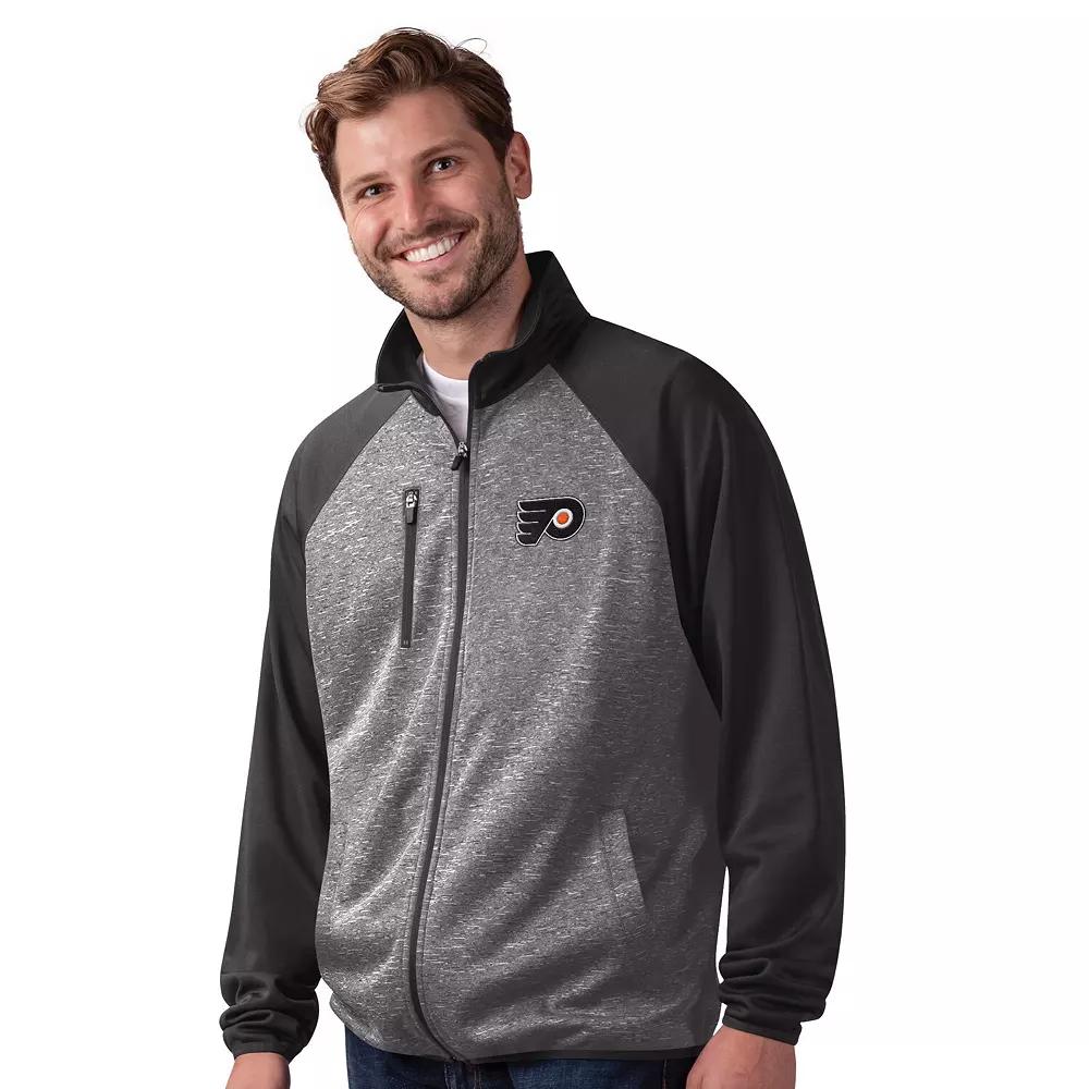 Men's G-III Sports by Carl Banks Royal Chicago Cubs Runners Raglan Full-Zip Track Jacket,  Product Image