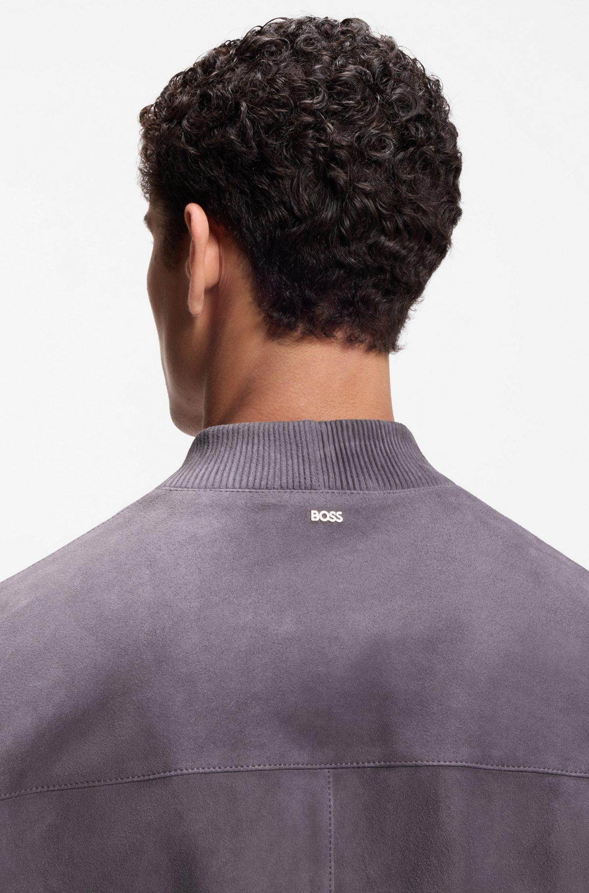 Regular-fit jacket in suede Product Image
