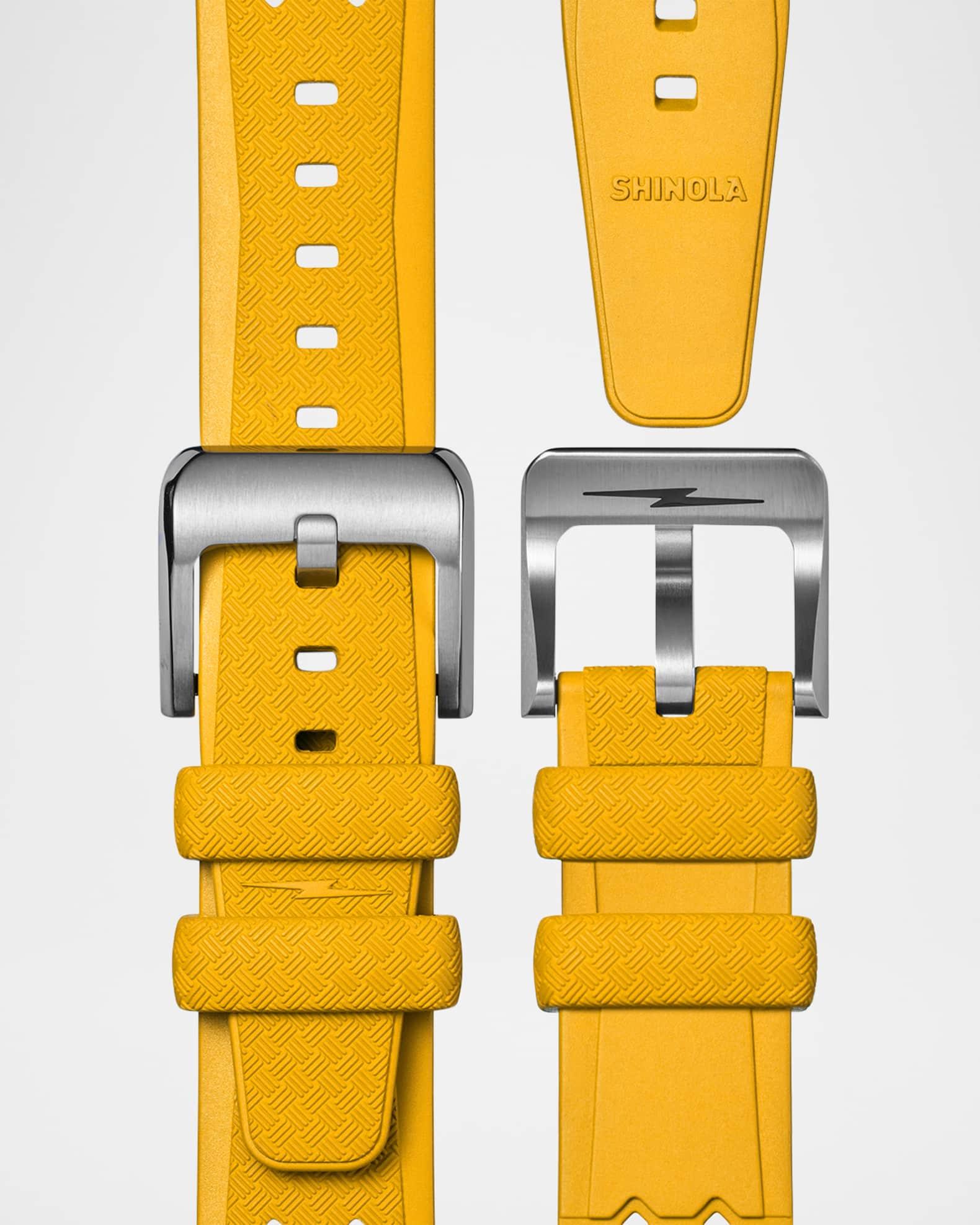 Mens Duck Rubber-Strap Analog Watch, 40mm Product Image