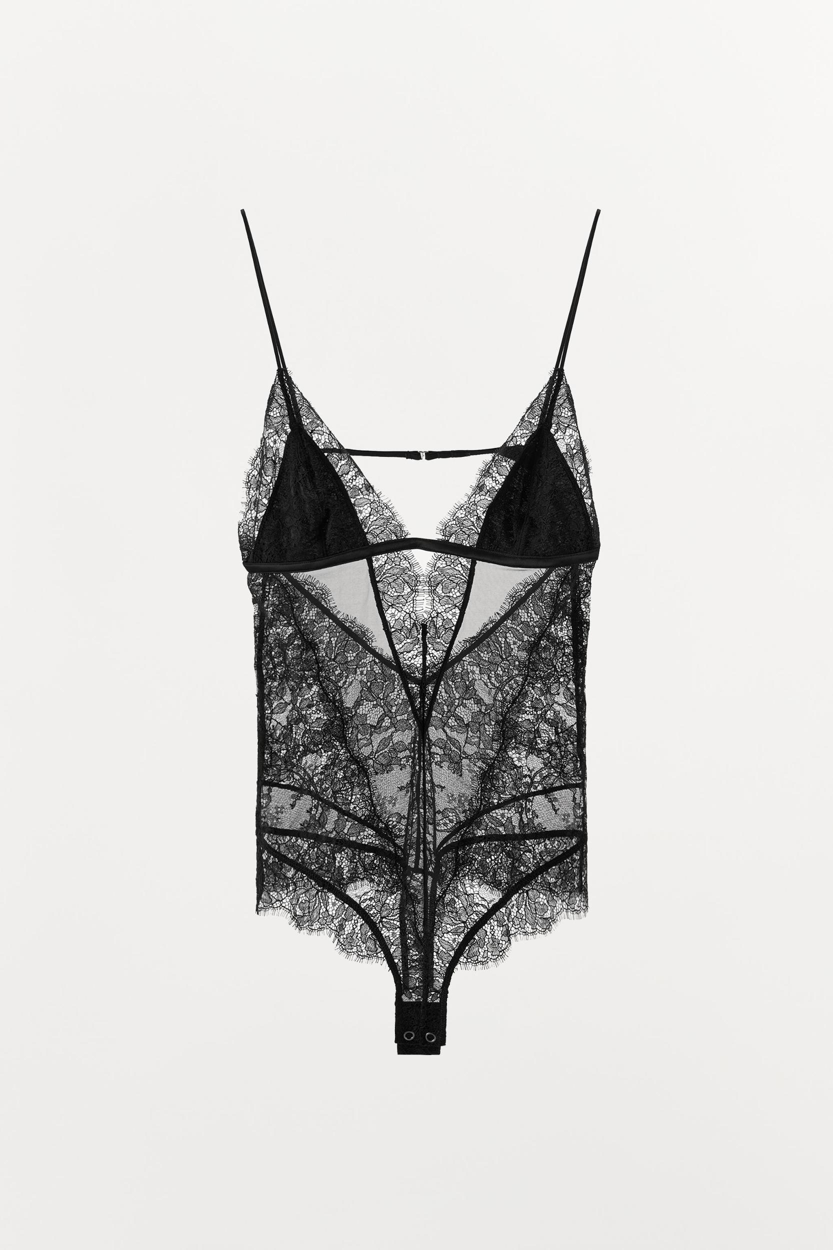COMBINATION LACE BODYSUIT Product Image