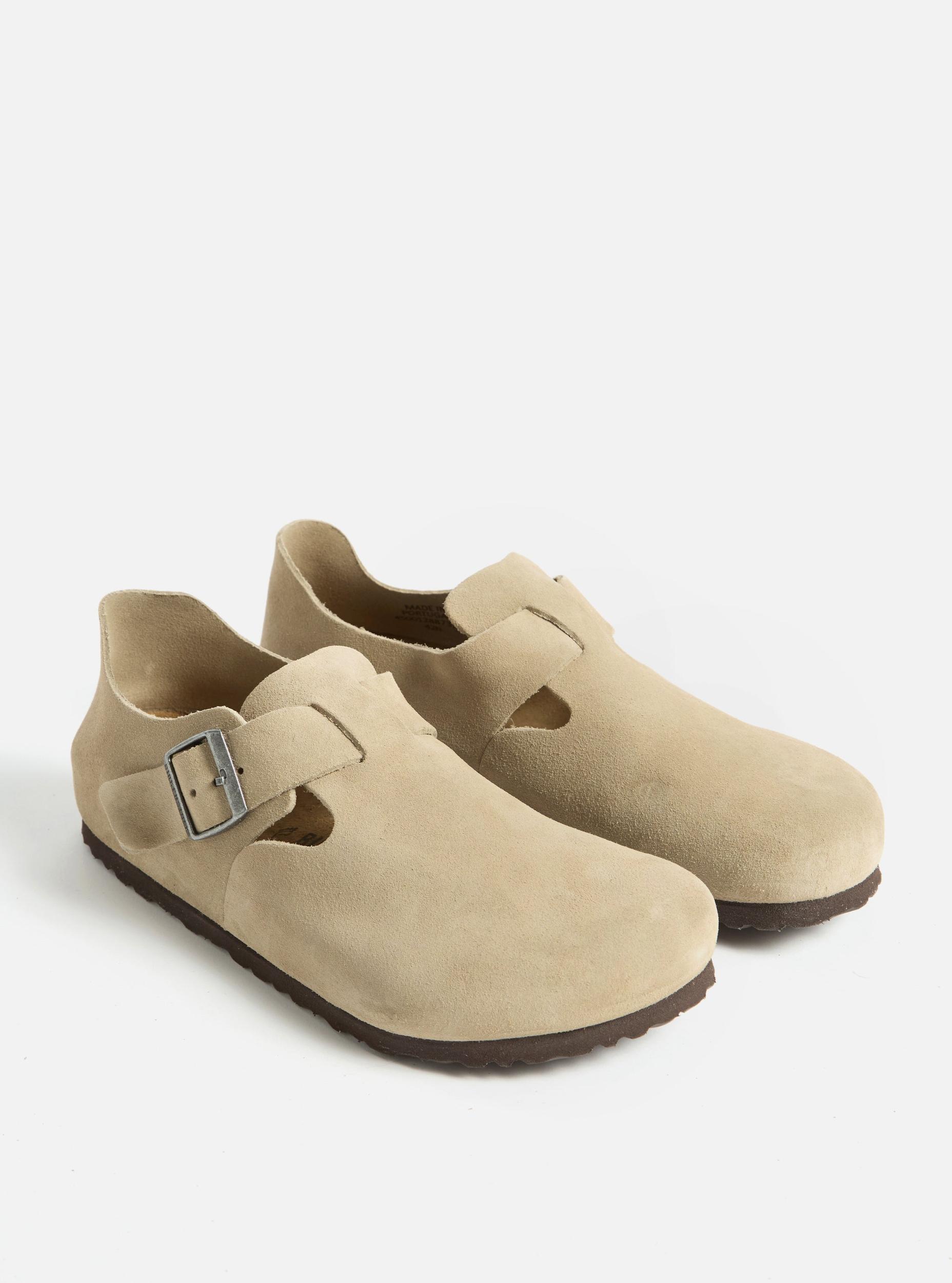 Birkenstock London in Taupe Suede Product Image