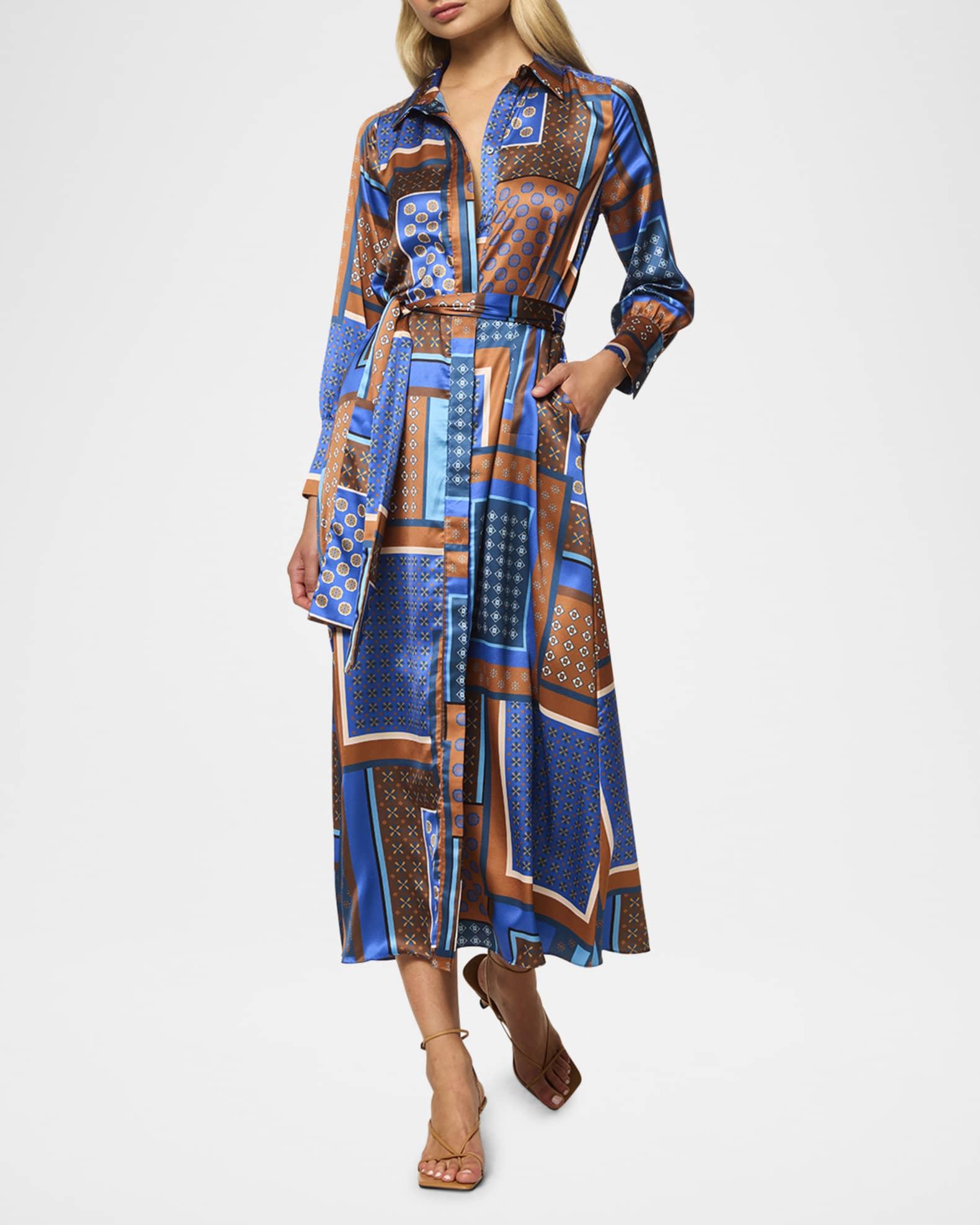 Tile Patchwork Herminia Shirtdress Product Image