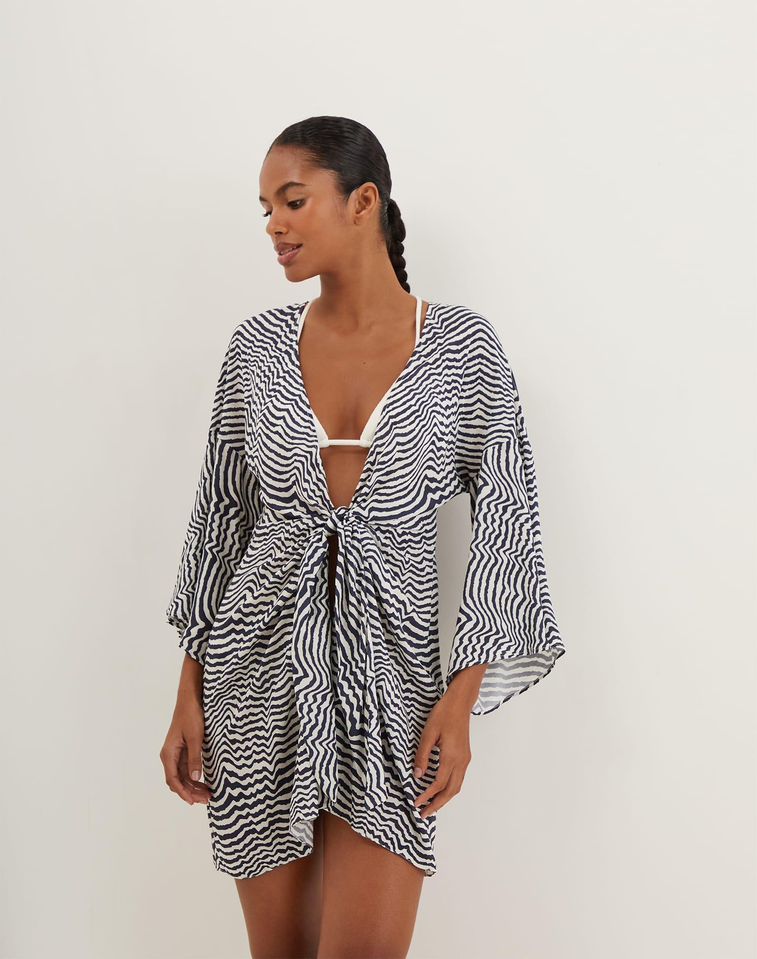 Perola Knot Short Cover Up - Ravine Product Image