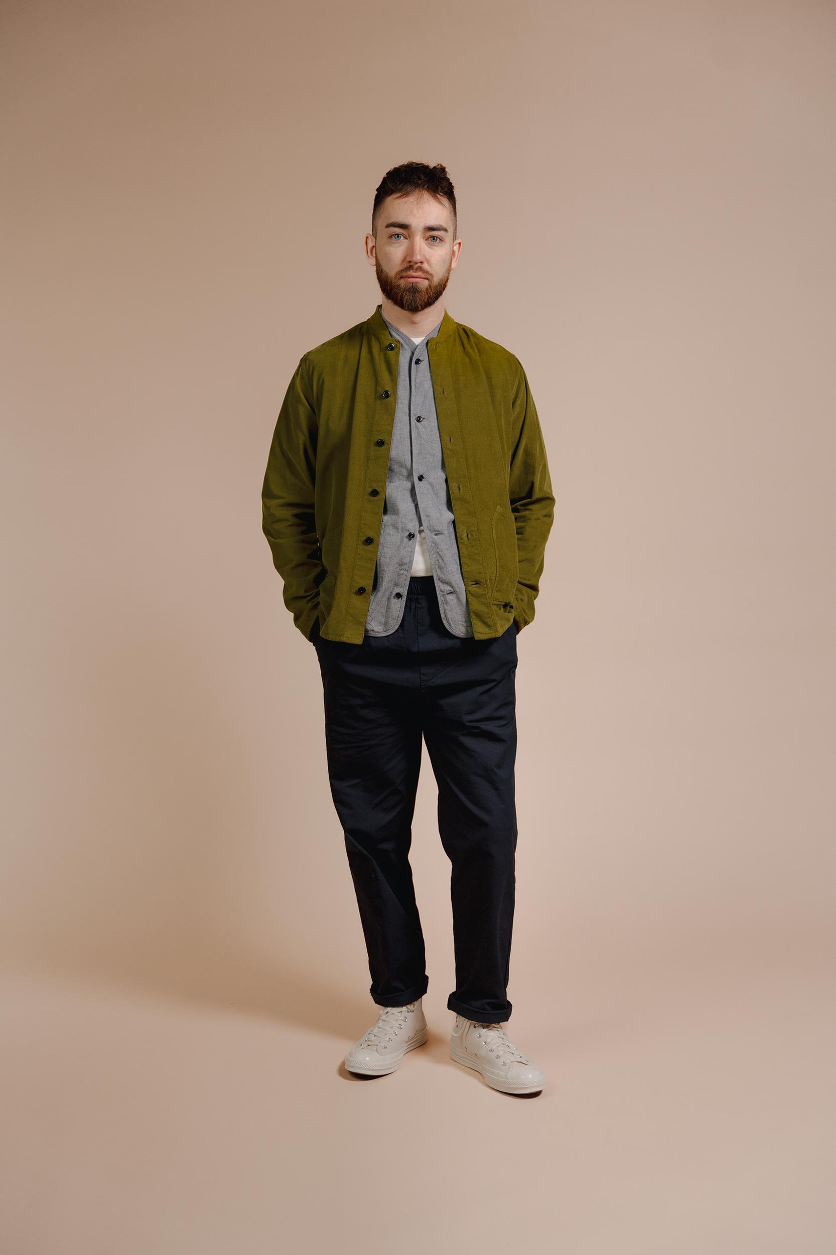 Organic Cord Baseball Overshirt Product Image