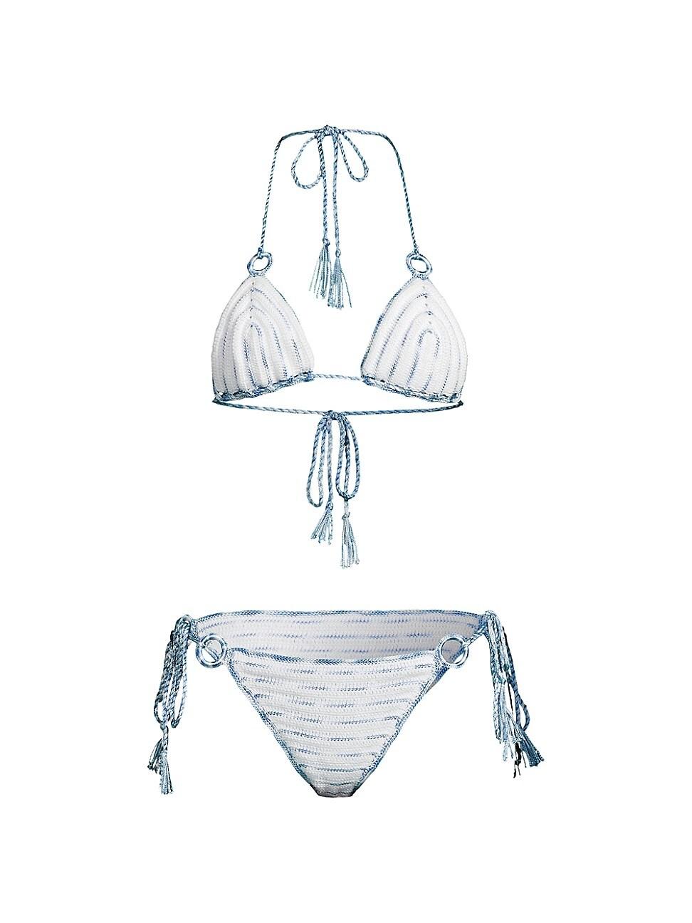 Womens Isle Crochet Triangle Bikini Product Image