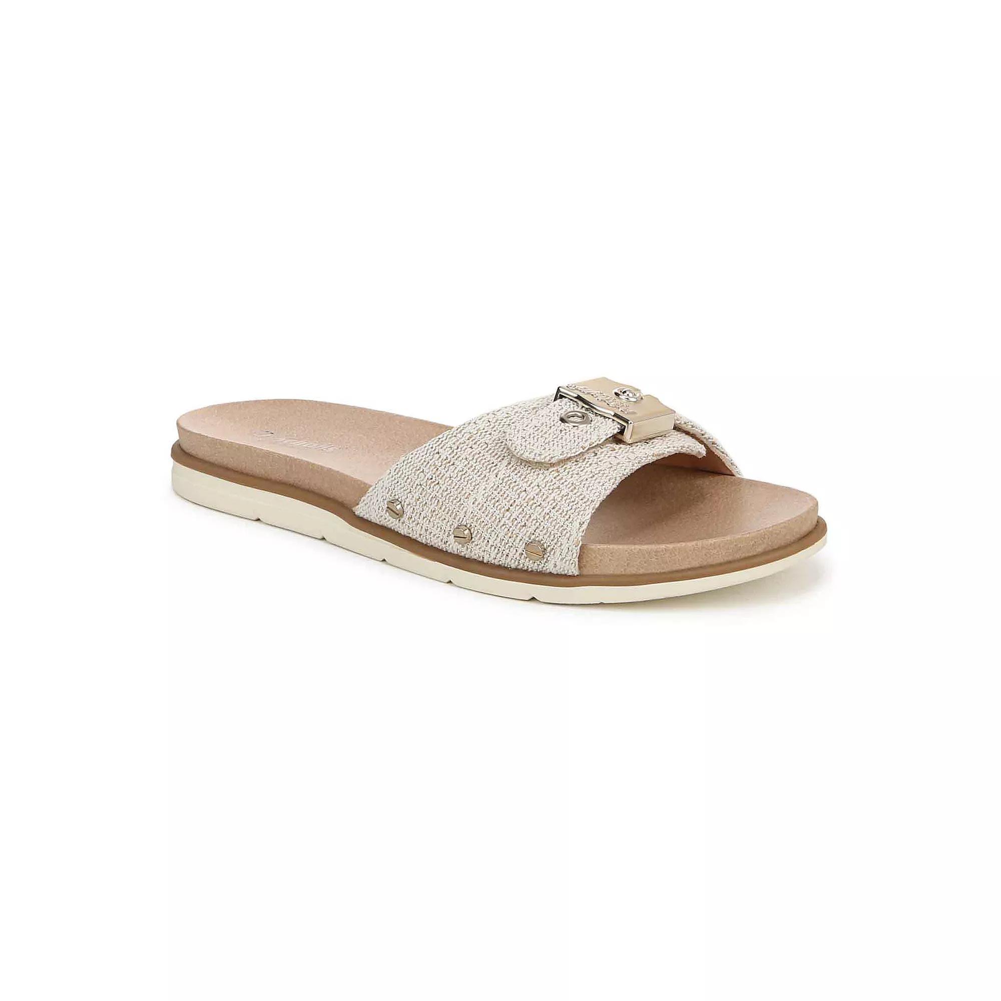 Dr. Scholl's Nice Iconic Women's Slide Sandals, Size: 9, Light Gold Product Image