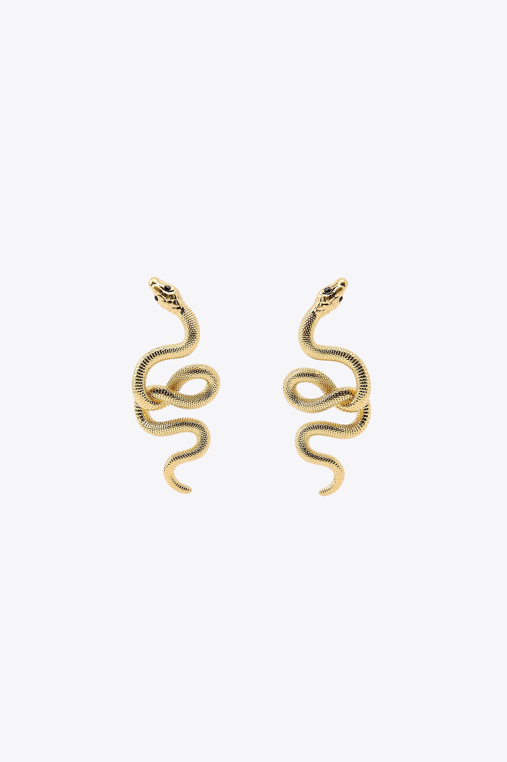 METAL SNAKE EARRINGS Product Image