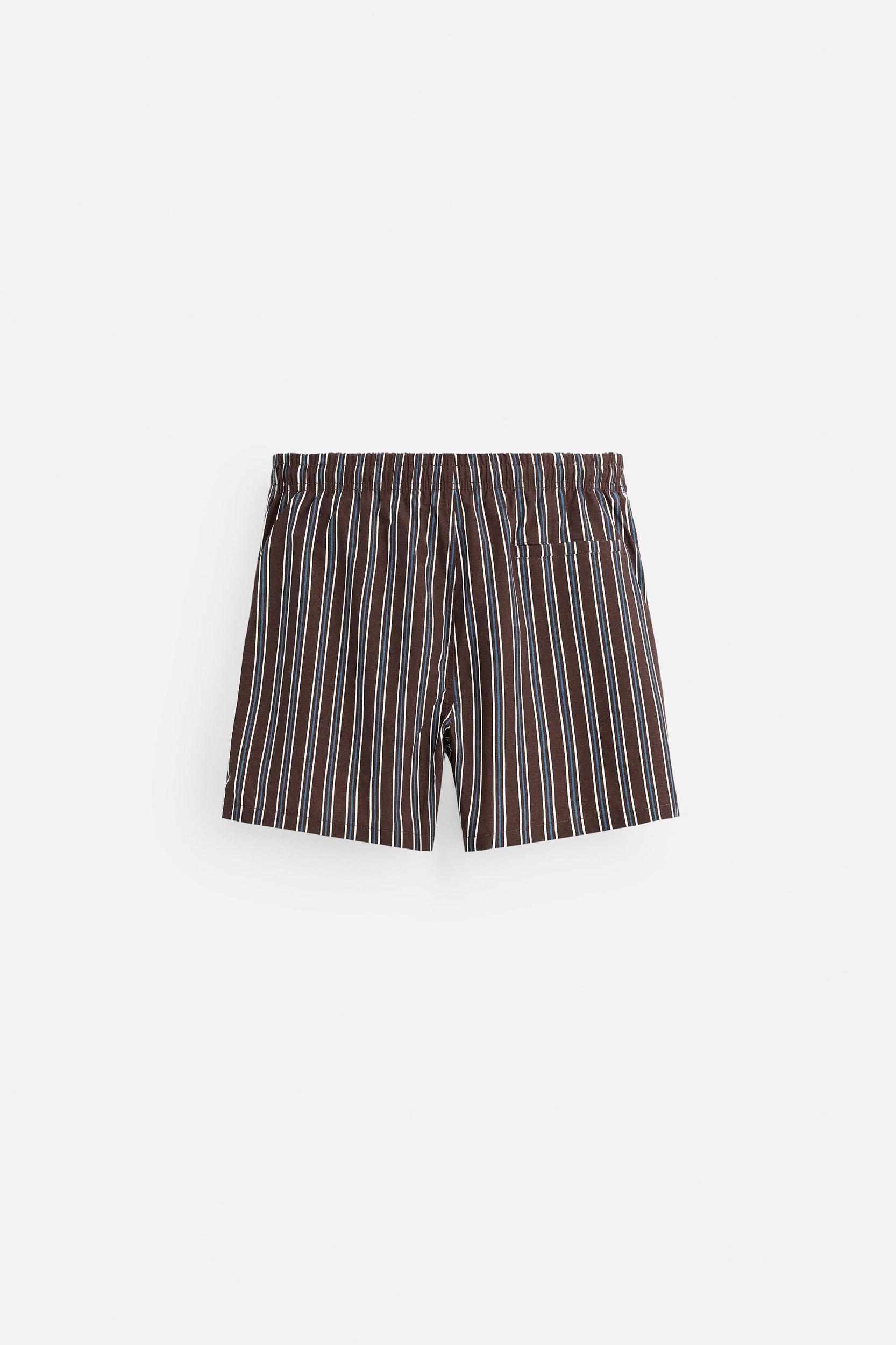 STRIPED MID-LENGTH SWIMSUIT Product Image
