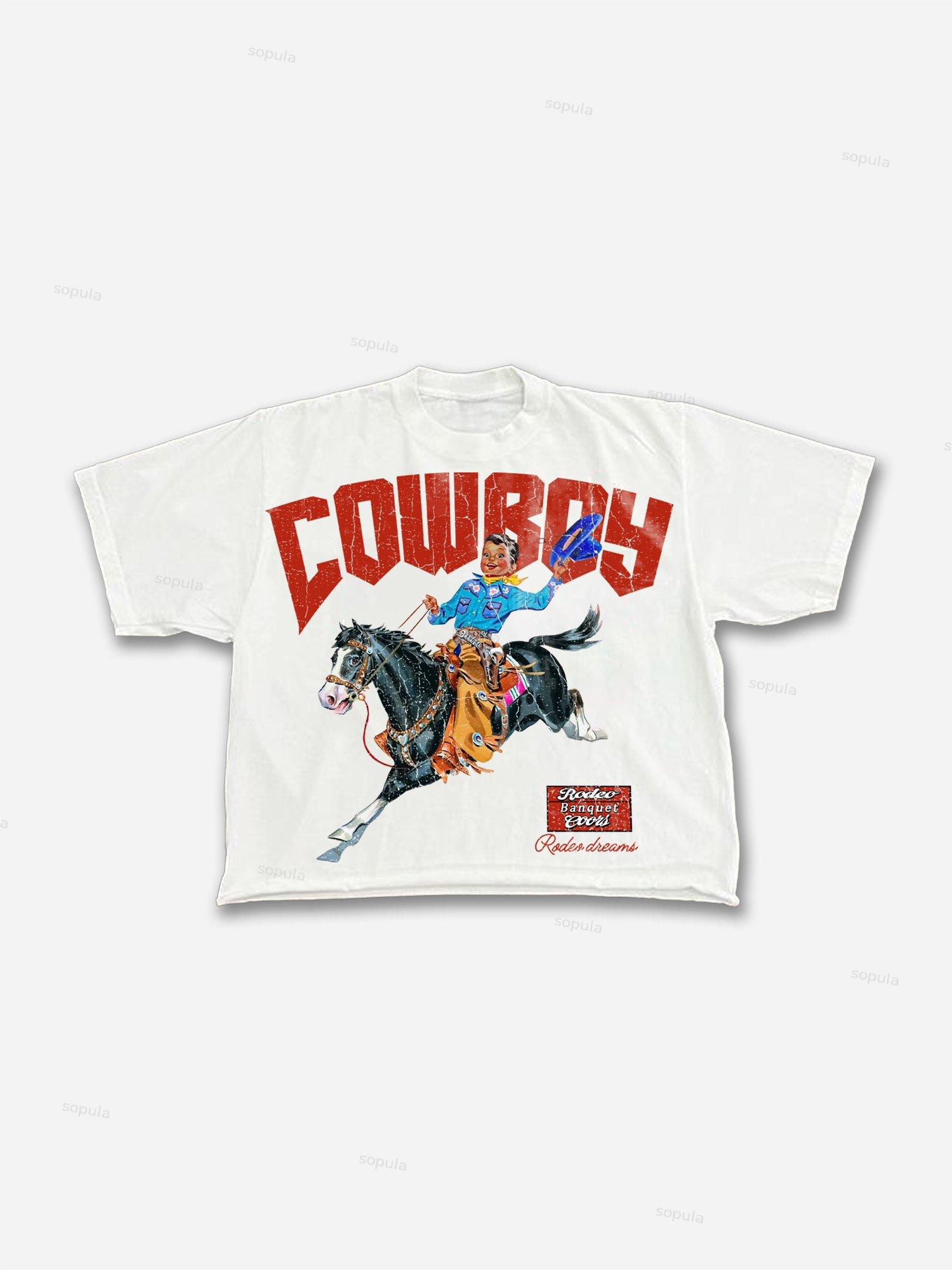 Boxer Boys Graphic Print Acid Wash T-shirt Product Image