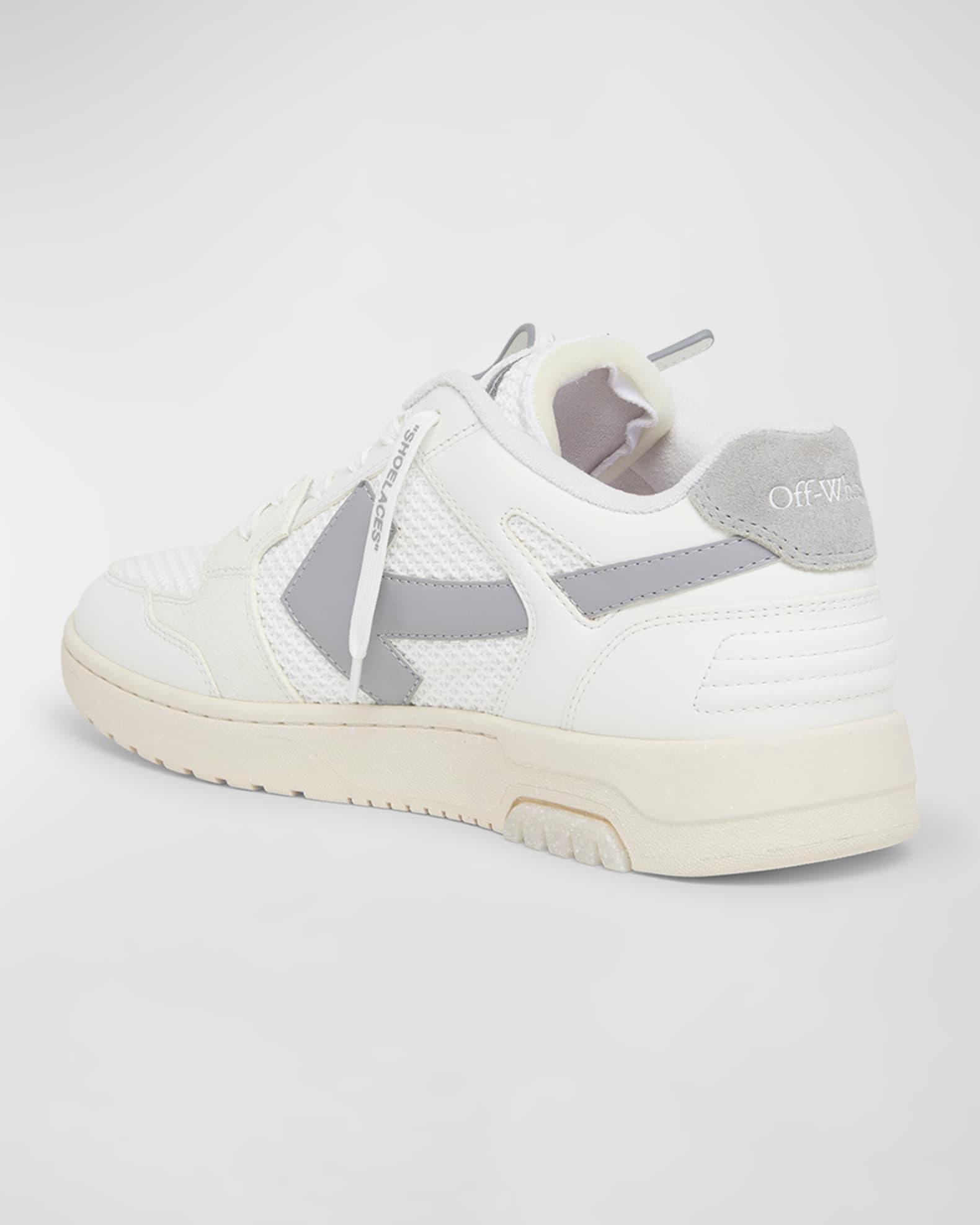 Men's Slim Out Of Office Mesh and Leather Low-Top Sneakers Product Image