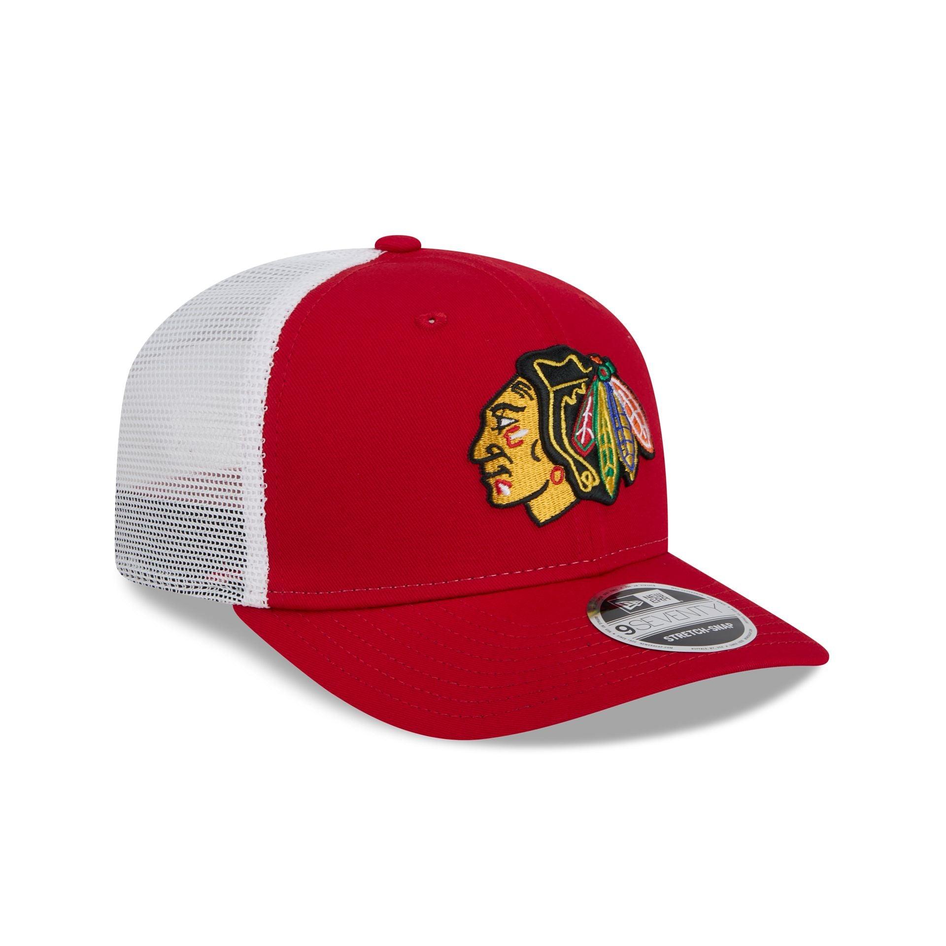 Chicago Blackhawks Red Team 9SEVENTY Trucker Hat Male Product Image