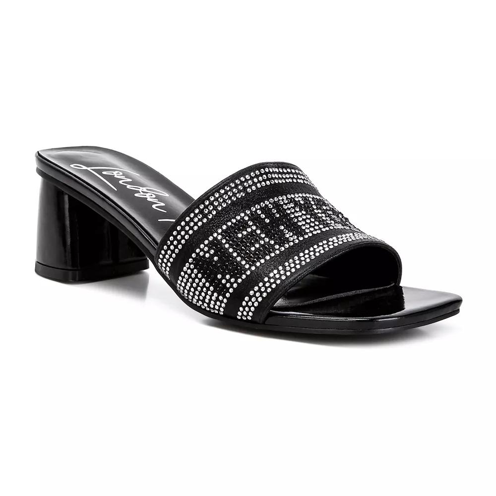 London Rag Studio 55 Women's Sandals, Size: 9, Black Product Image