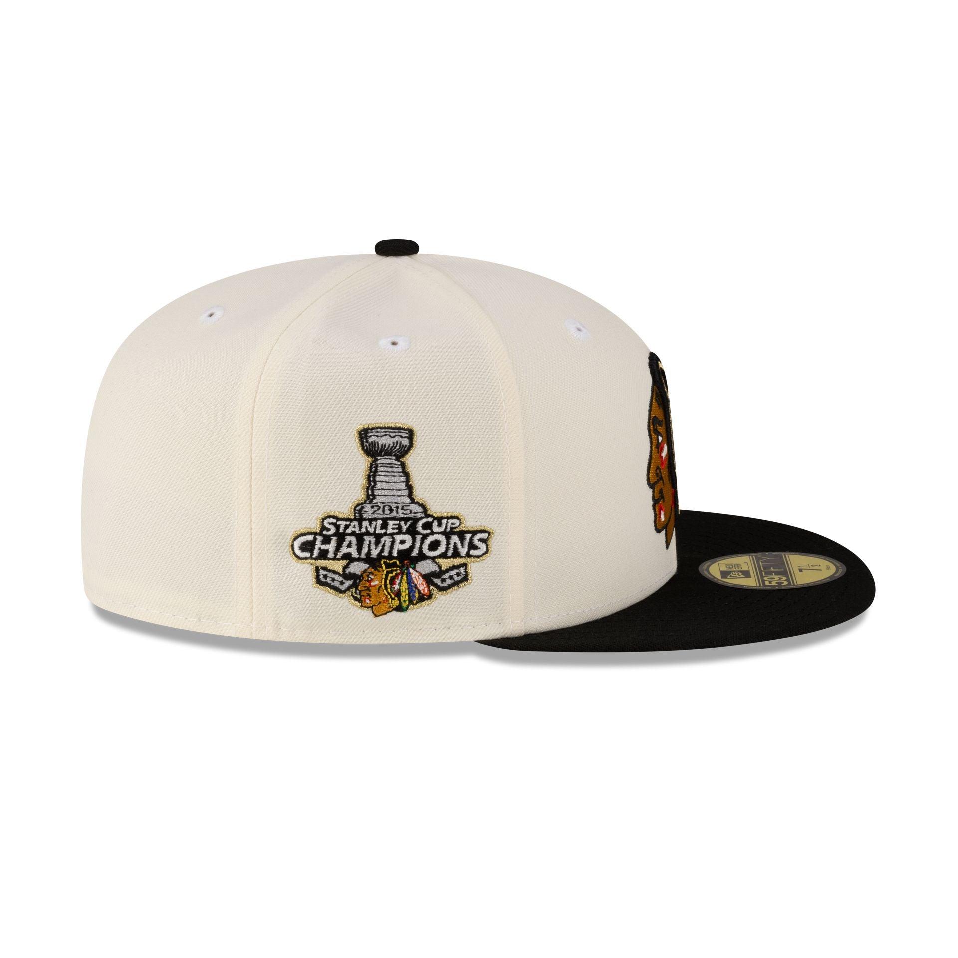 Just Caps Stanley Cup Champions Chicago Blackhawks 59FIFTY Fitted Hat Male Product Image