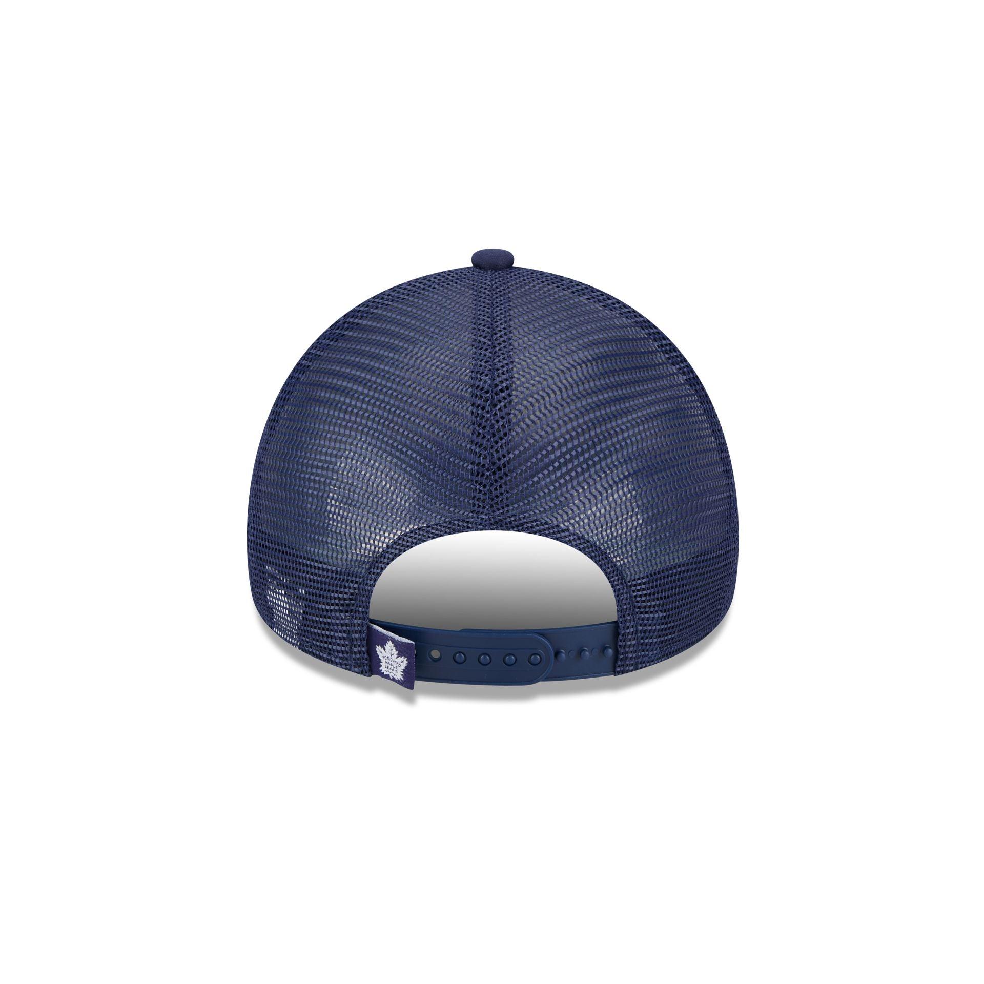 Toronto Maple Leafs Distressed 9FORTY A-Frame Trucker Hat Male Product Image