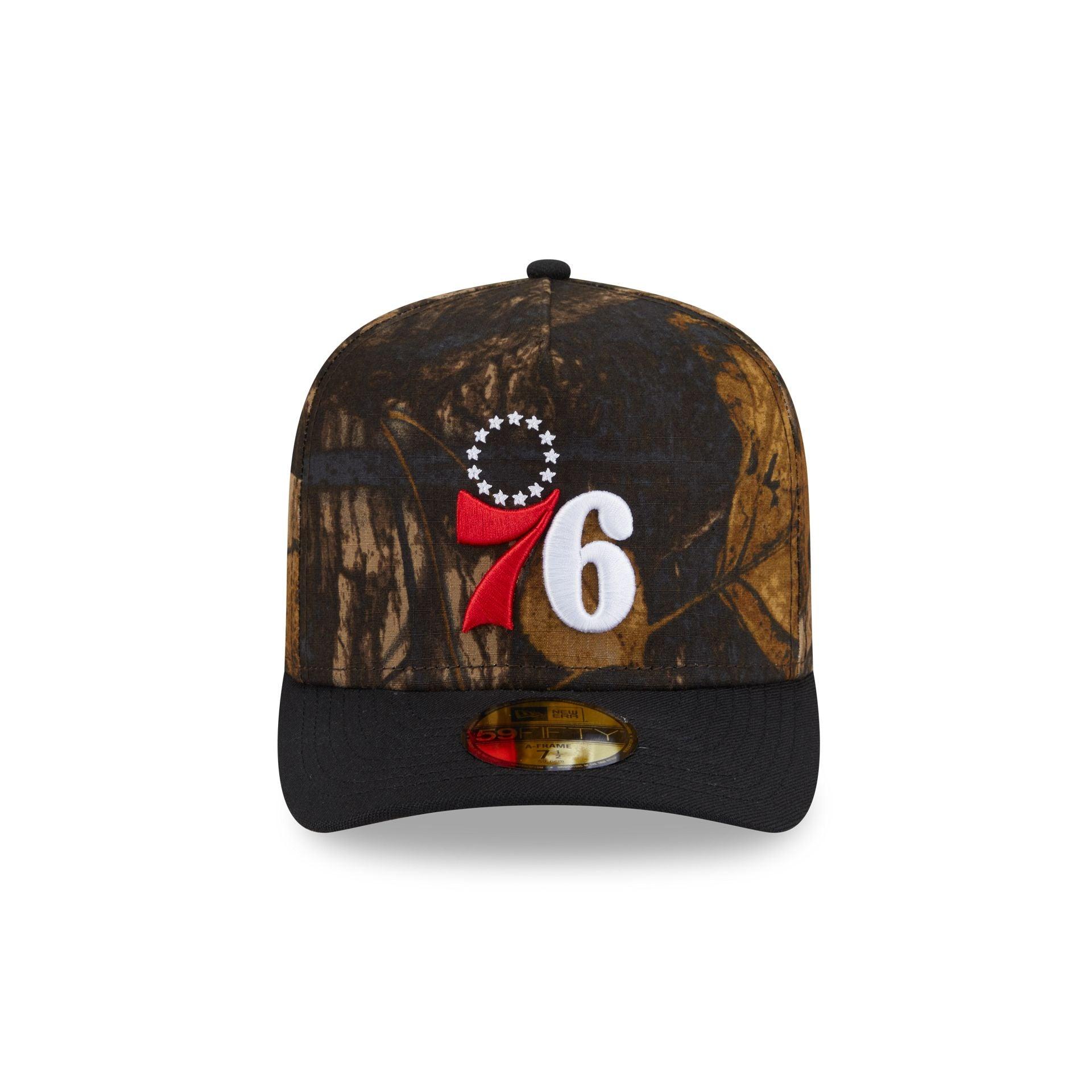 Philadelphia 76ers Ripstop Camo 59FIFTY A-Frame Fitted Hat Male Product Image