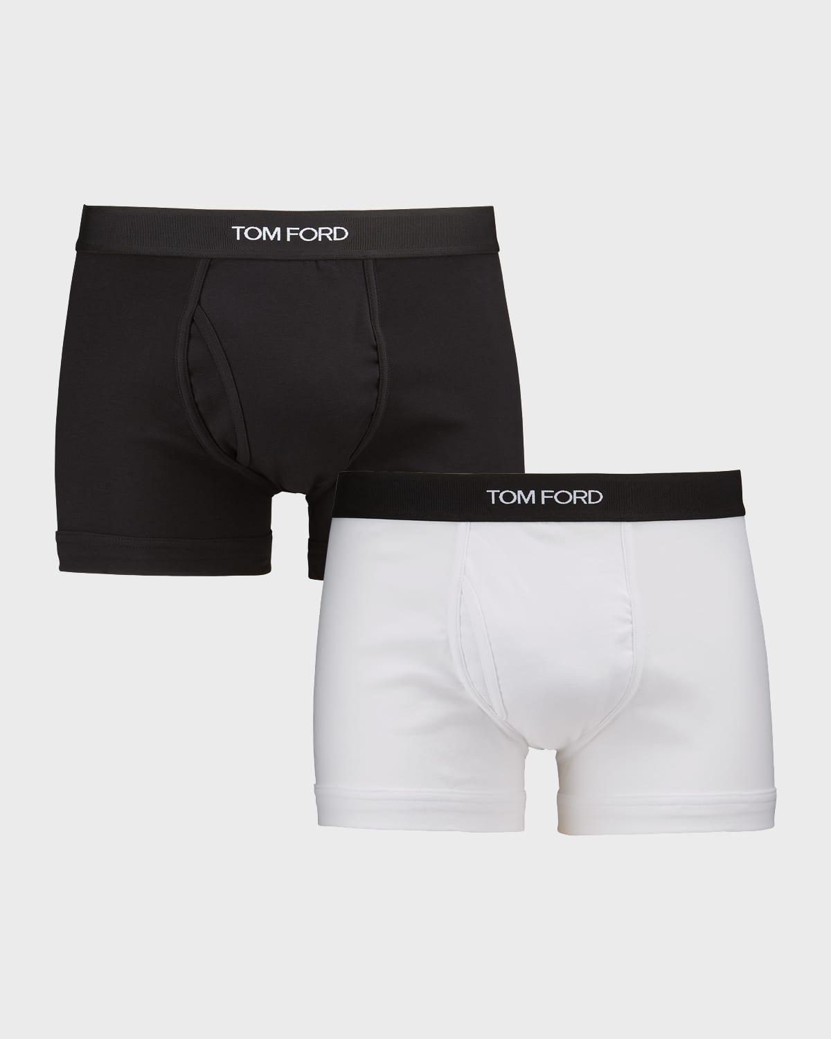 Mens 2-Pack Solid Jersey Boxer Briefs Product Image