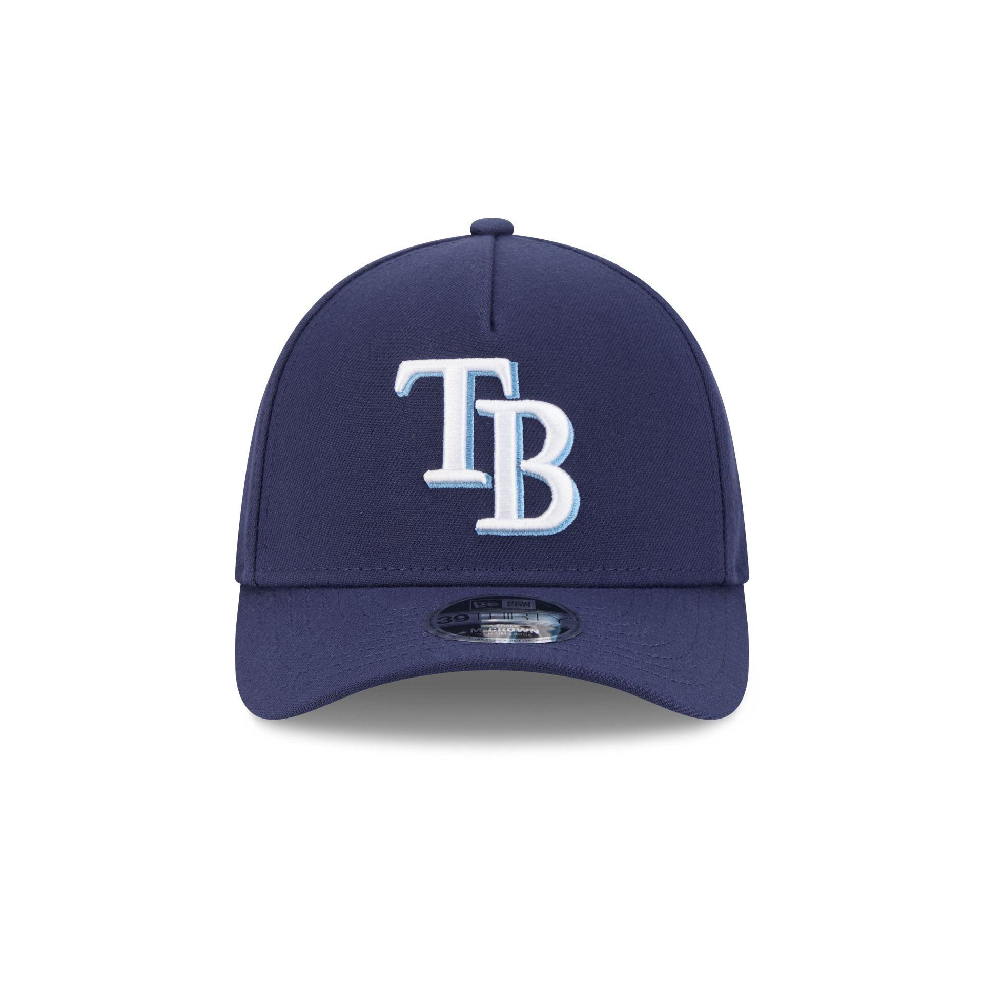 Durham Bulls Theme Night Navy 39THIRTY M-Crown Stretch Fit Hat Male Product Image