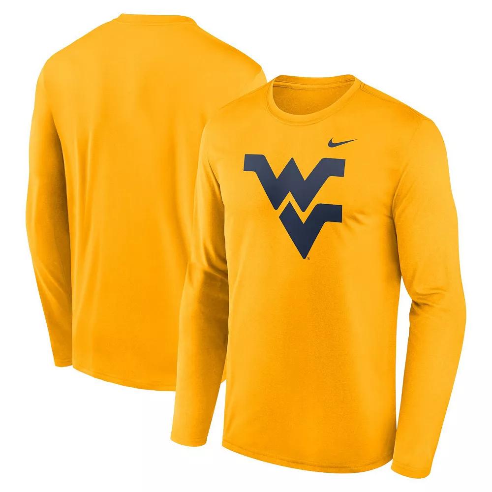 Men's Nike Gold West Virginia Mountaineers Primetime Primary Legend Long Sleeve T-Shirt, Size: XL Product Image