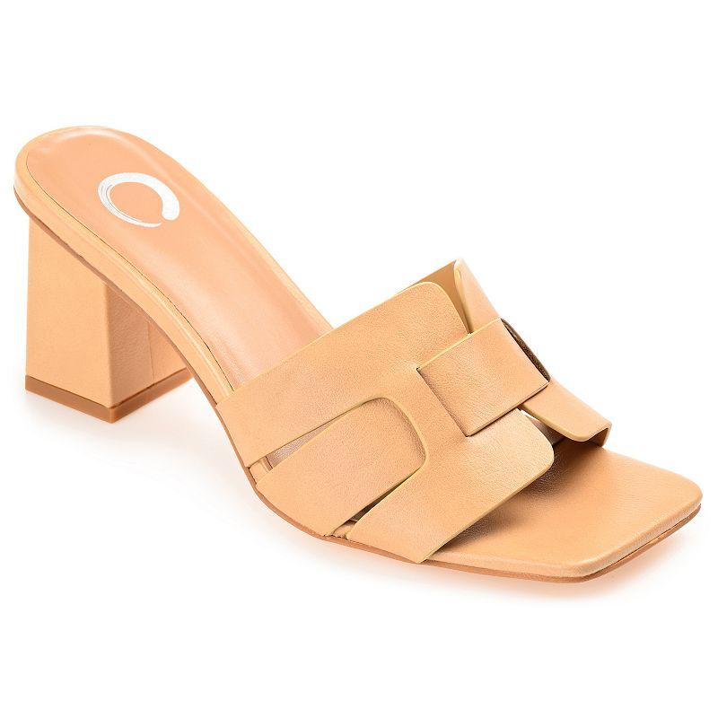 Journee Renatta Women's Block Heel Sandals,  Product Image