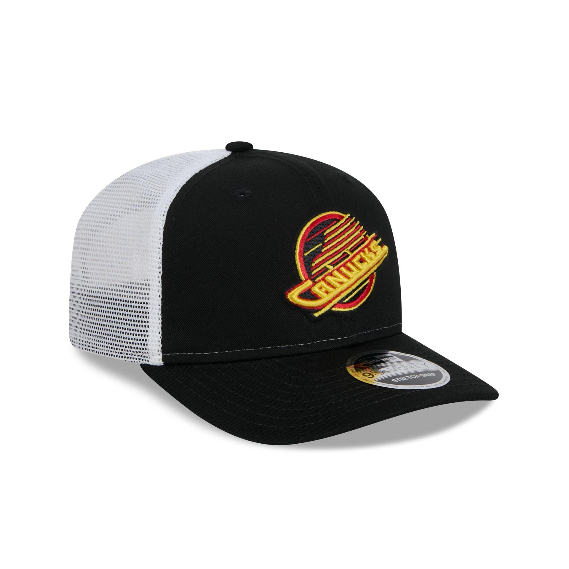Vancouver Canucks Black Team 9SEVENTY Trucker Hat Male Product Image