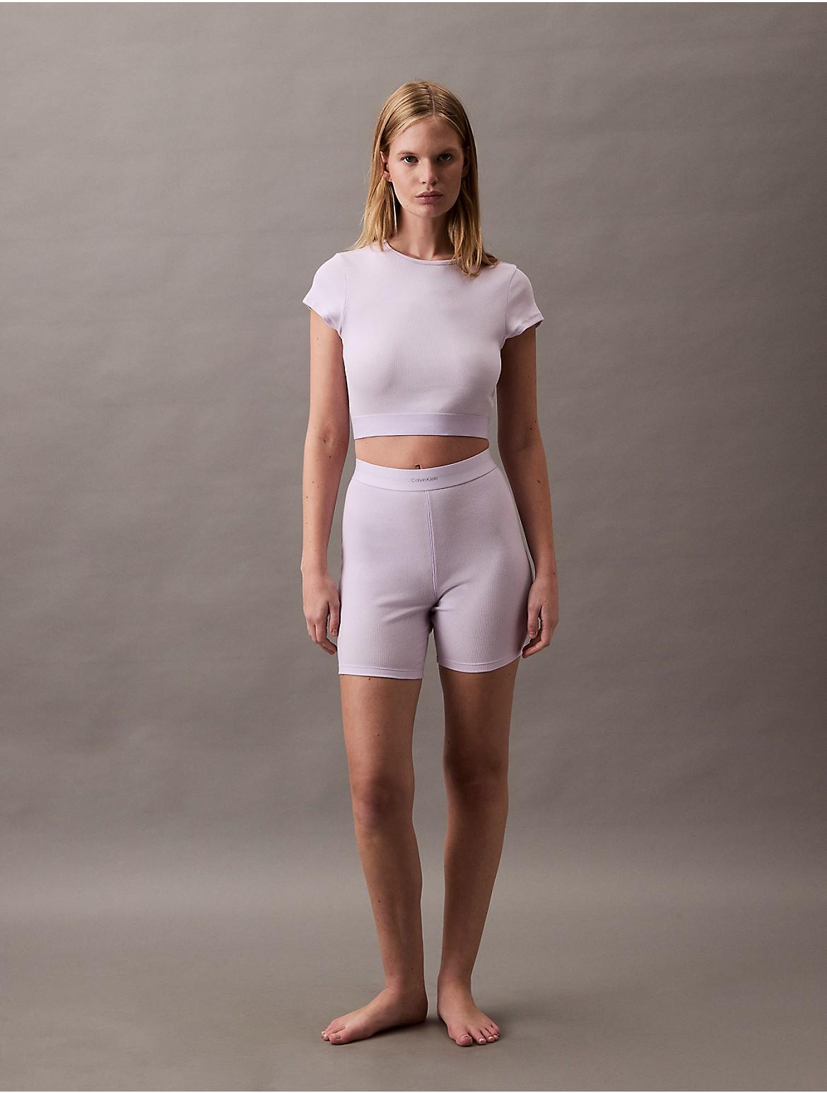 Cotton Stretch Rib Bike Shorts Product Image