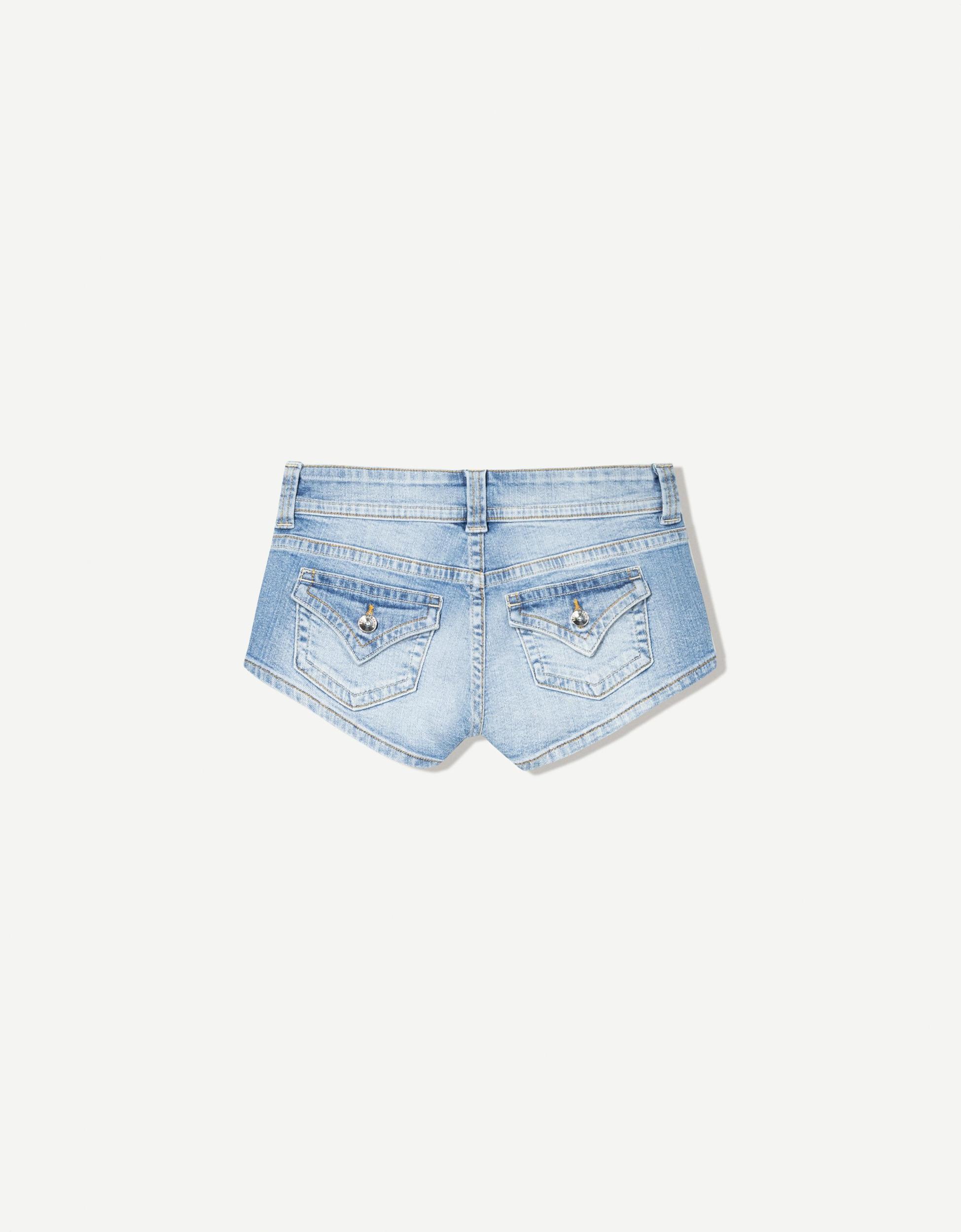 Mini denim shorts Product Image