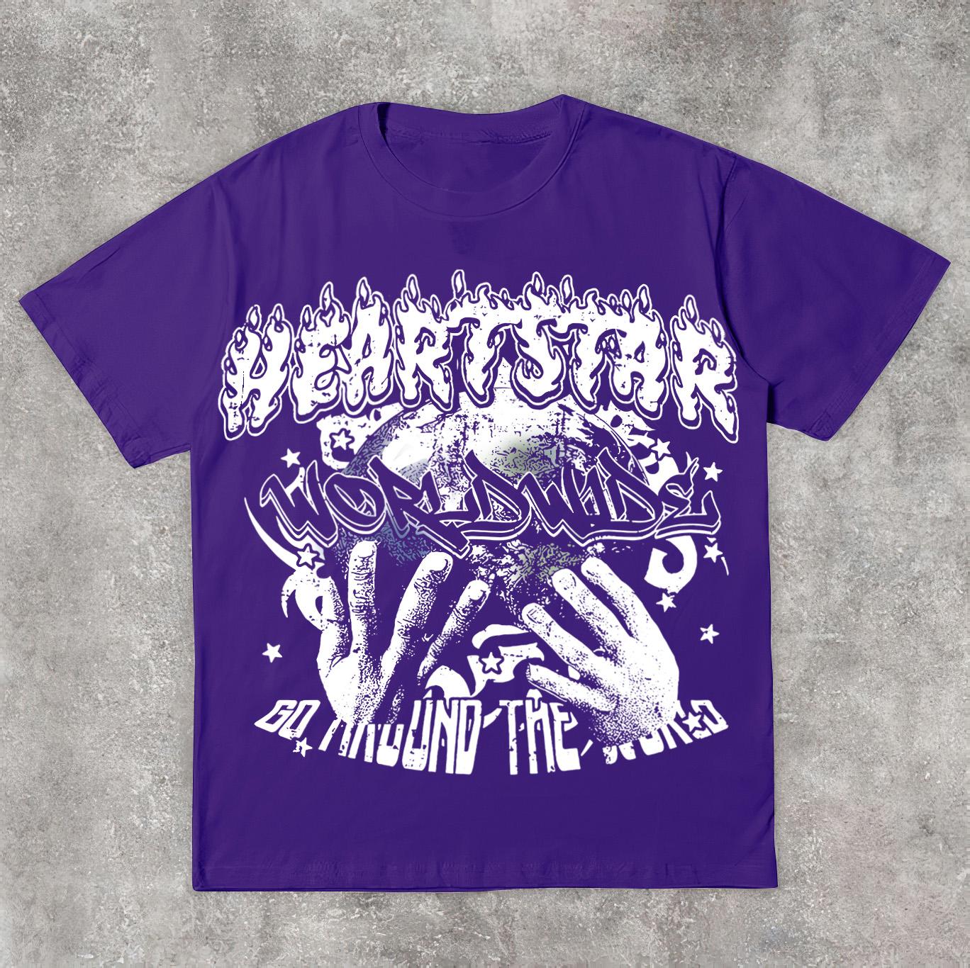 Sopula Vintage Jagged Graphic Casual Street Mesh Shorts Product Image