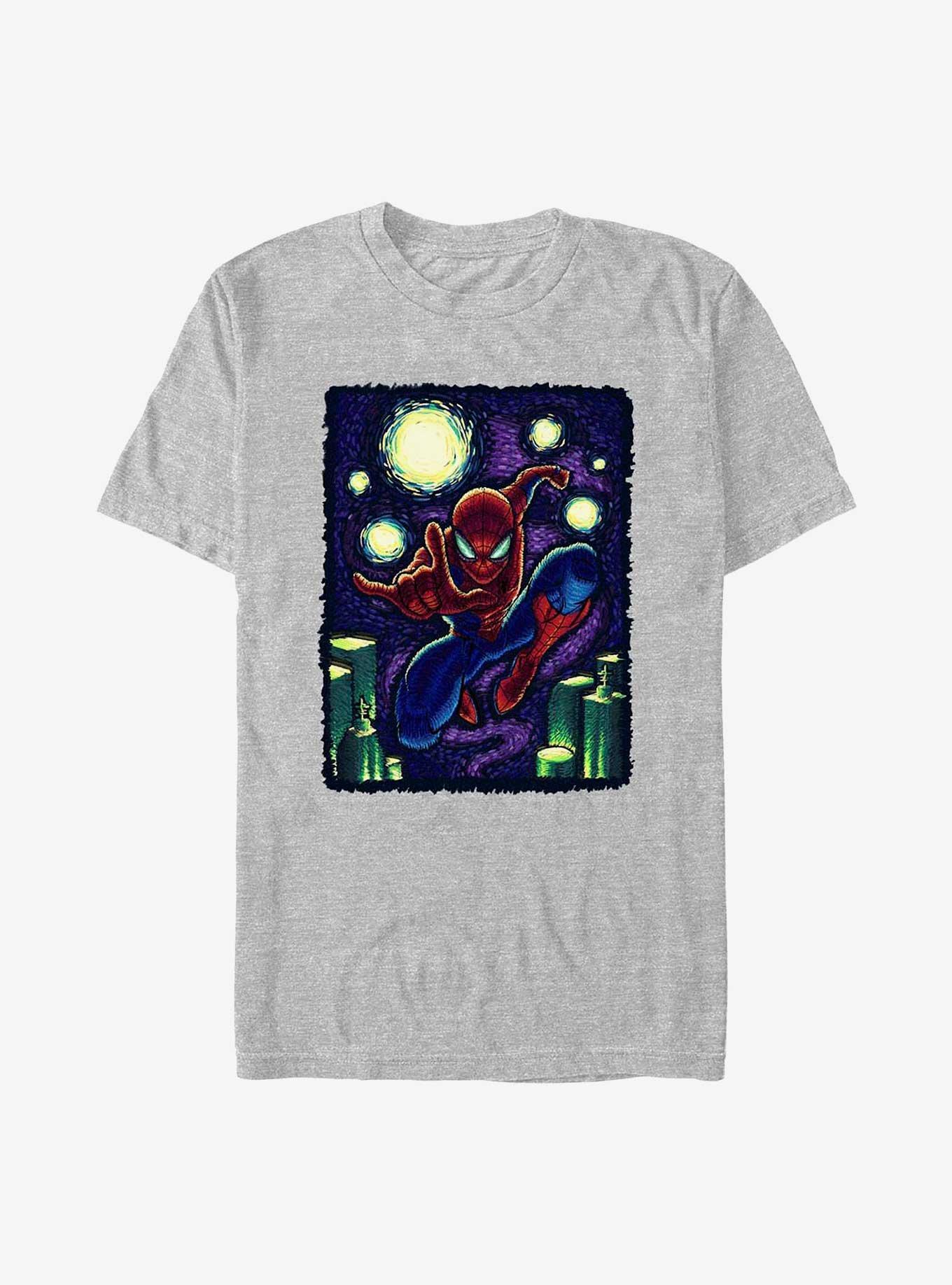 Marvel Spider-Man Starry New York T-Shirt Product Image