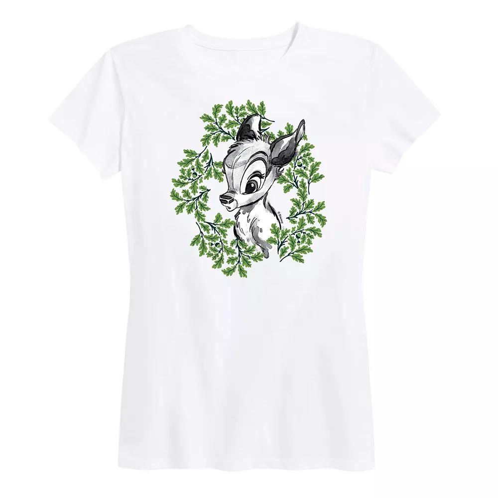 Disney's Bambi Women's Wreath Graphic Tee,  Product Image