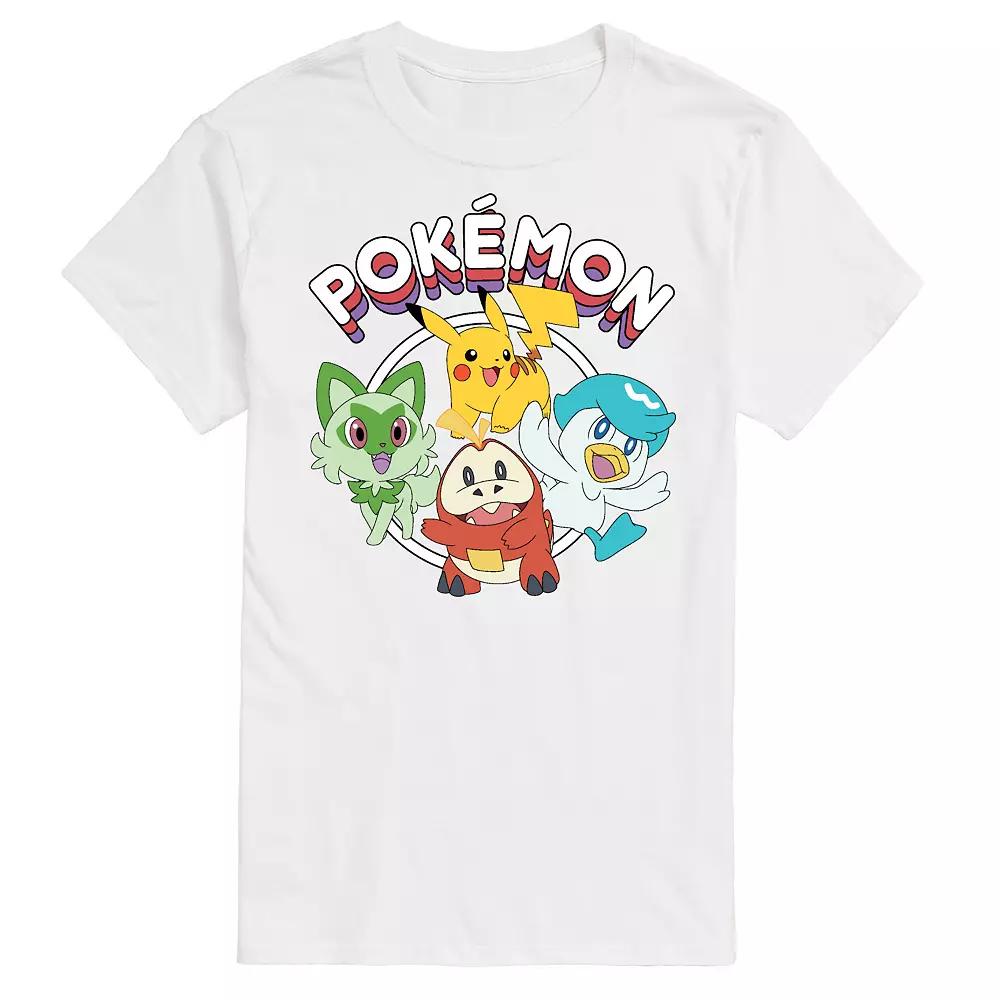 Big & Tall Pokemon Action Portraits Graphic Tee, Men's,  Product Image