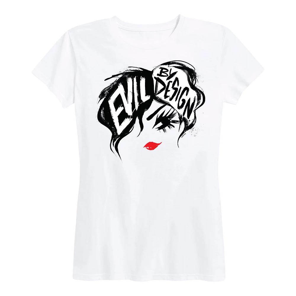 Disney's Cruella Women's Evil By Design Graphic Tee,  Product Image